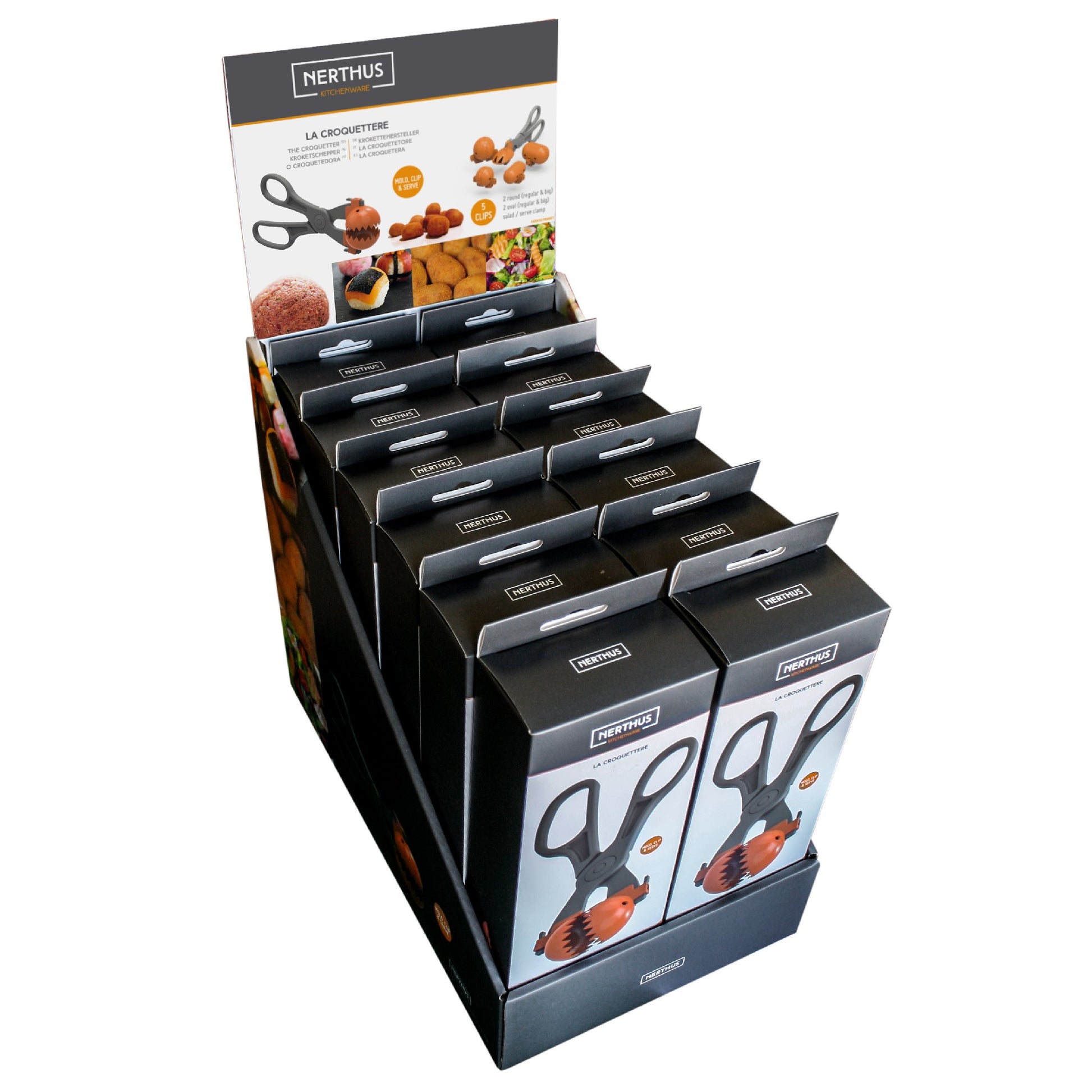 Moldeador de croquetas y albóndigas La Croquettere