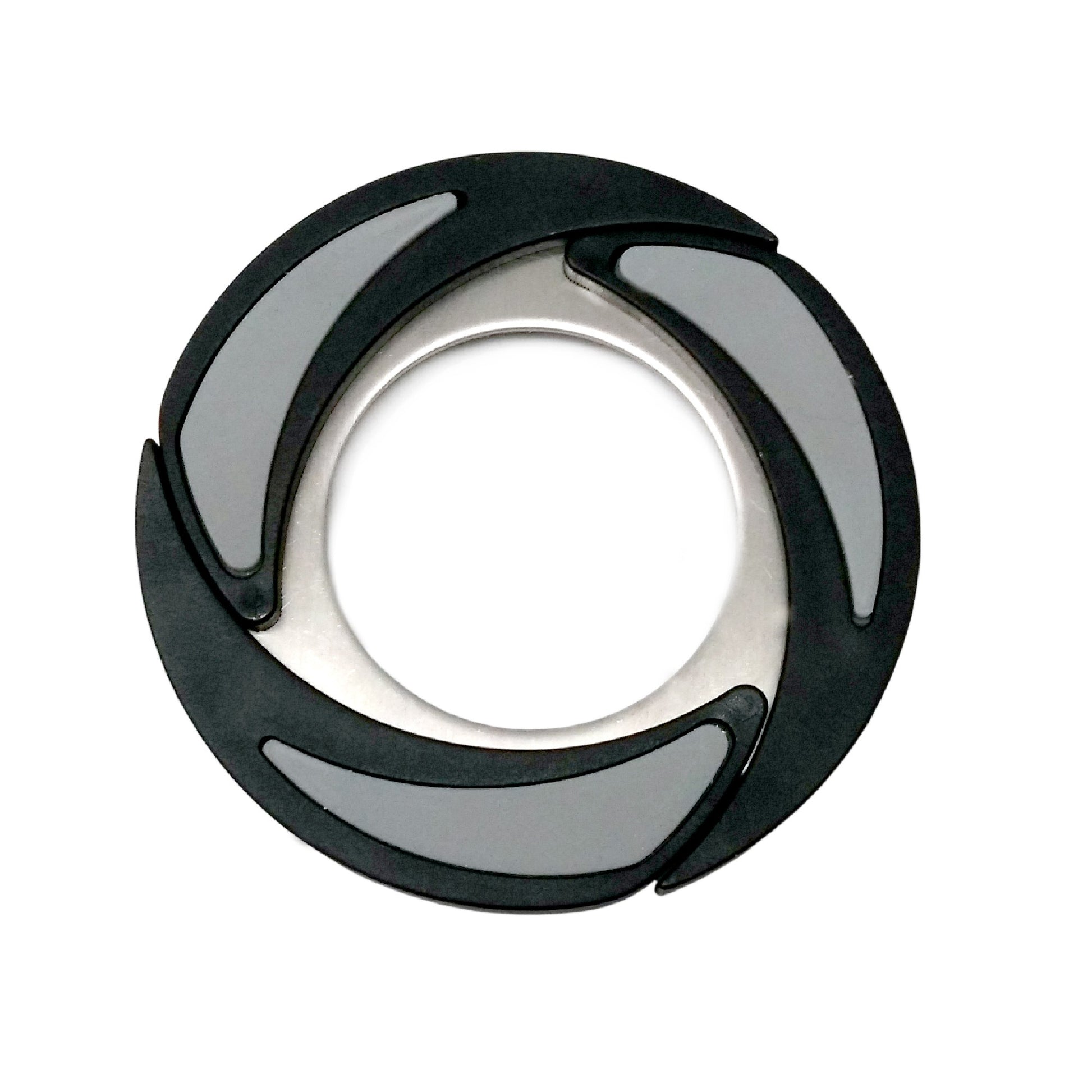 Salvamanteles plegable de acero inoxidable y silicona