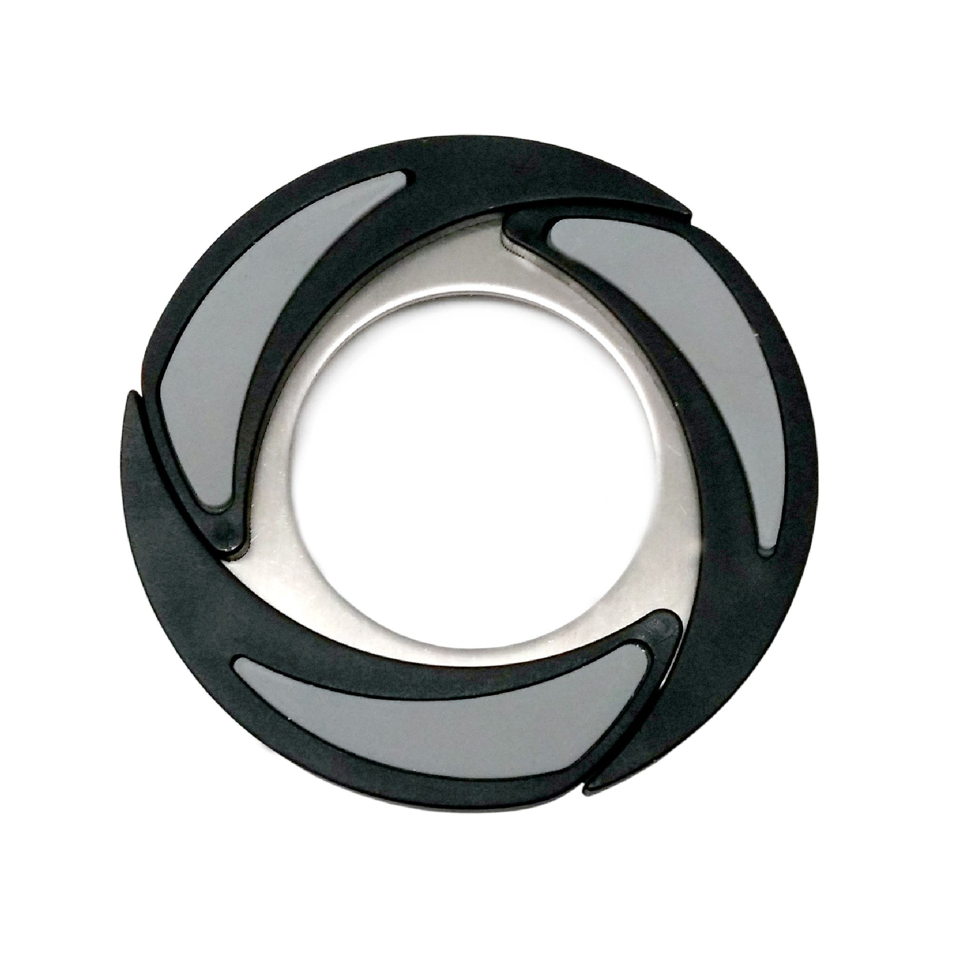 Salvamanteles plegable de acero inoxidable y silicona