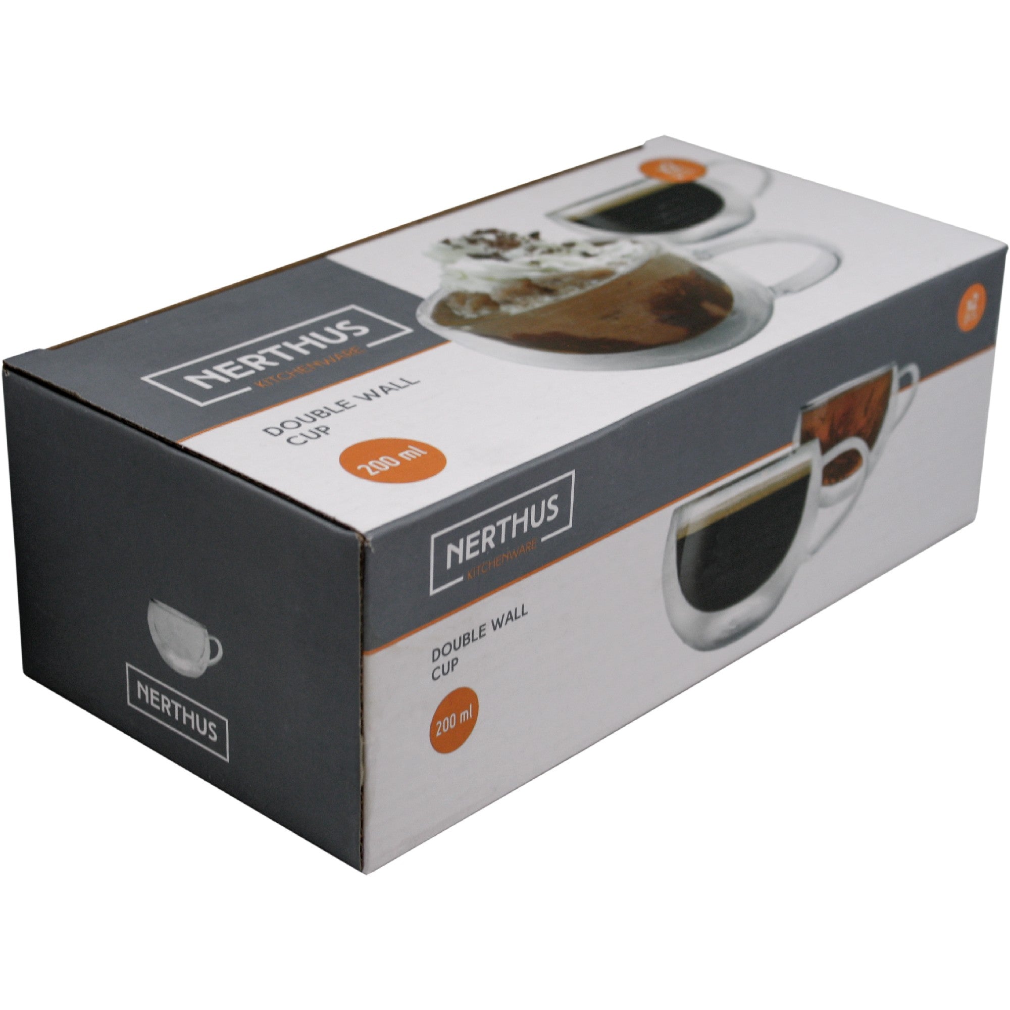 Tazas de cristal doble pared para café o postres