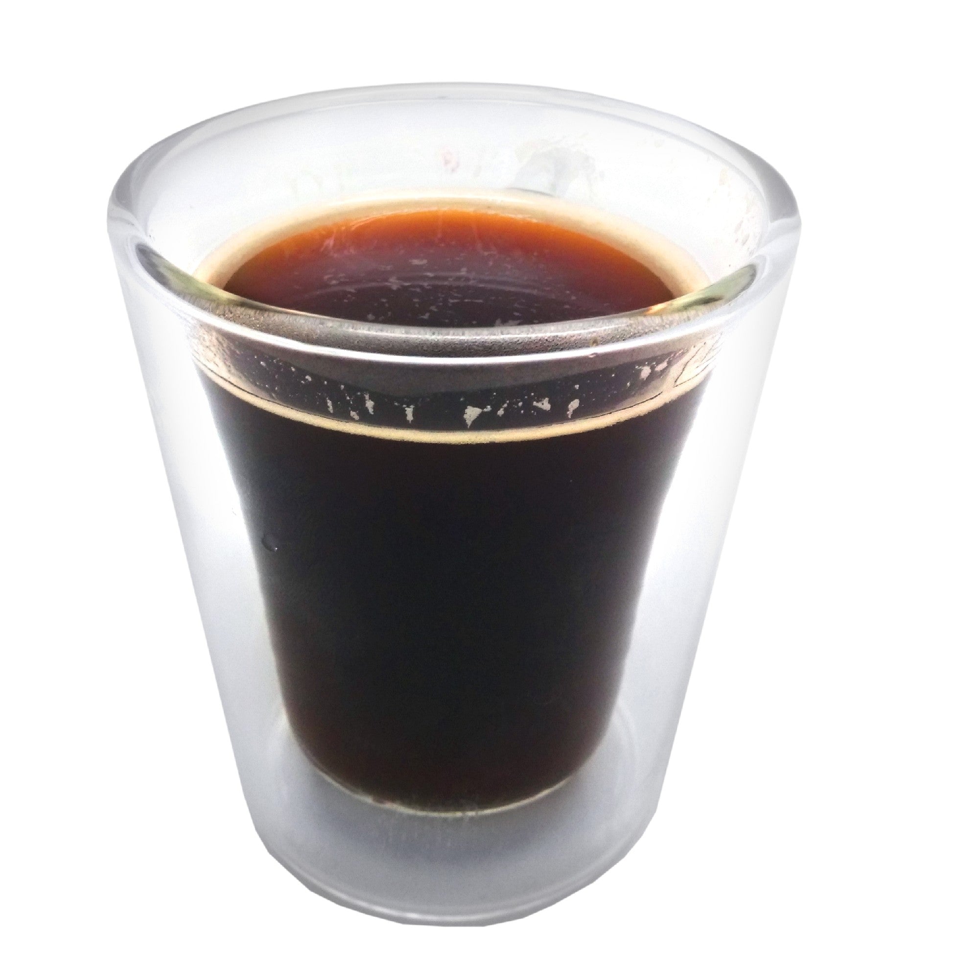 Vasos de cristal doble pared para café o té