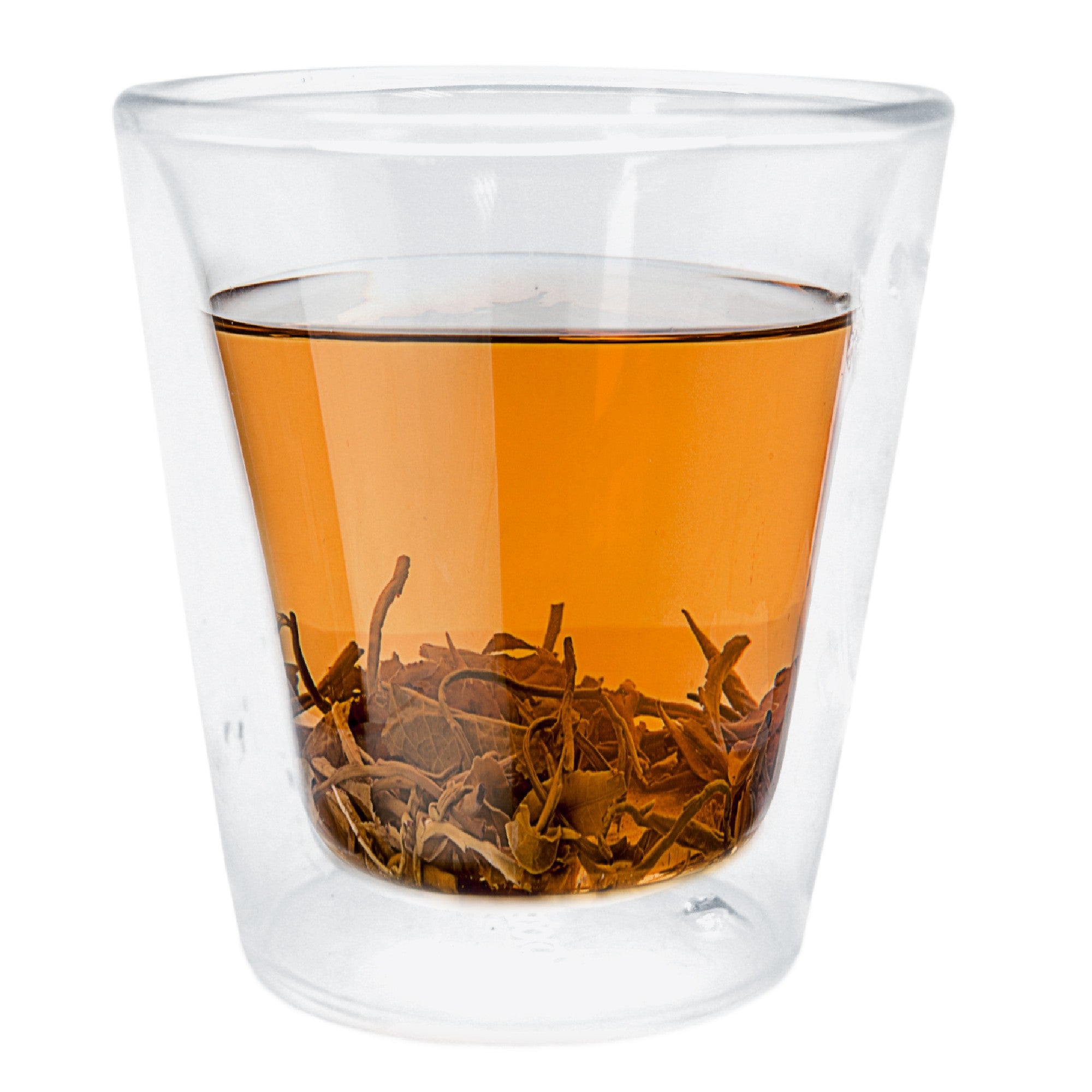 Vasos de cristal doble pared para café o té