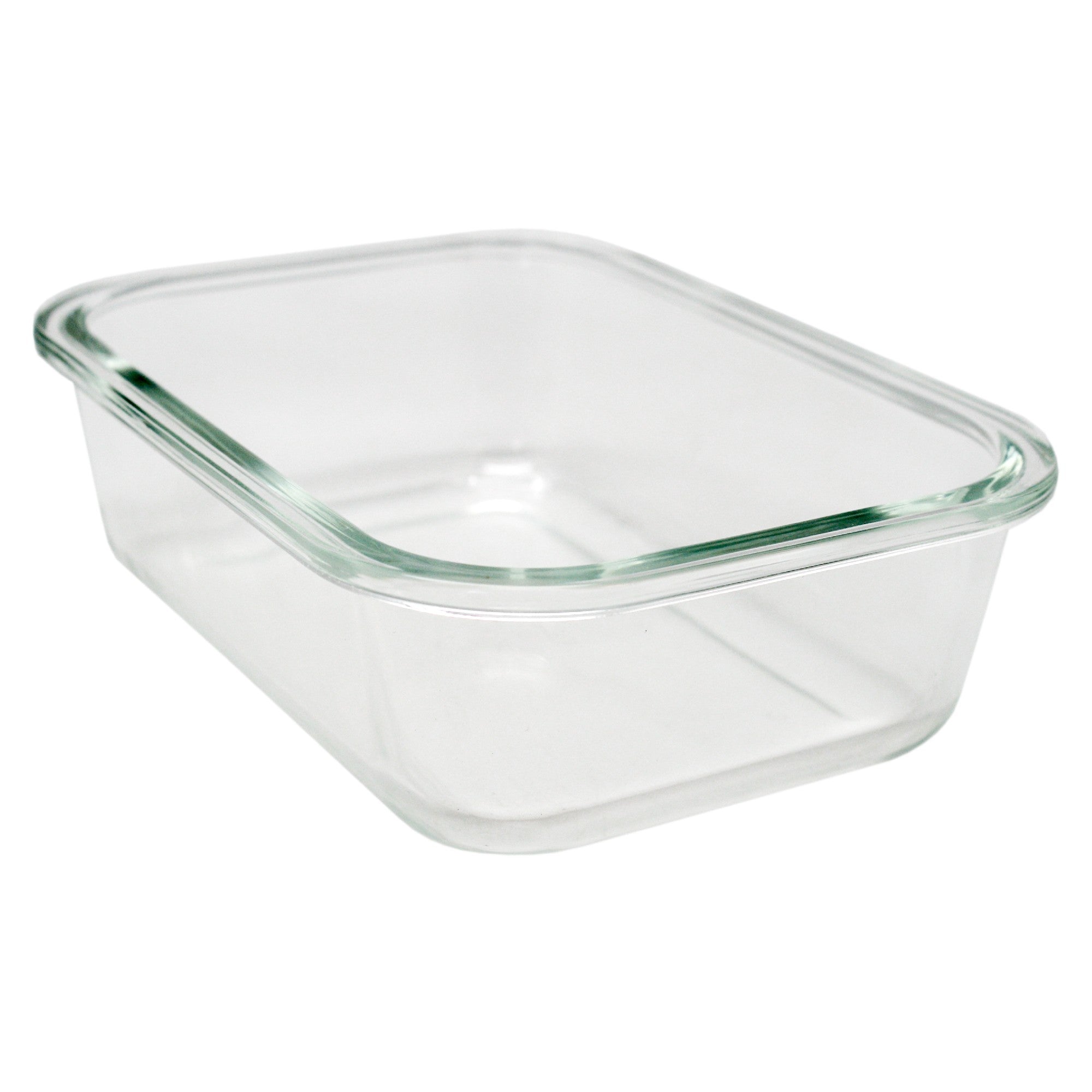 Recipiente Hermético de Cristal Rectangular 370 ml,640 ml,1000 ml,1520 ml