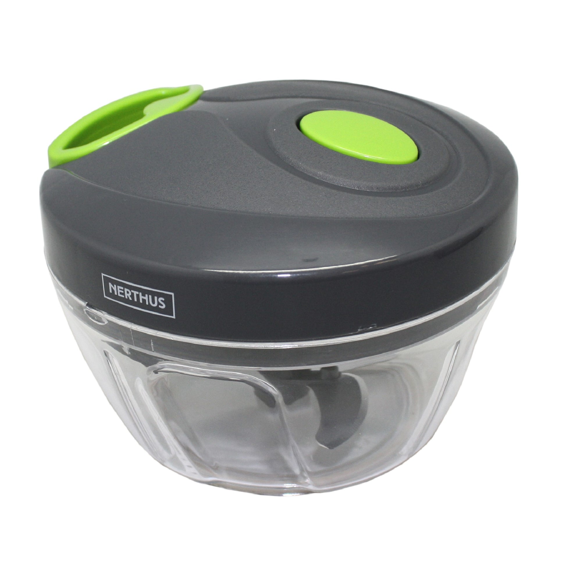 Picadora manual XL con cuchillas curvas y mezclador Simple