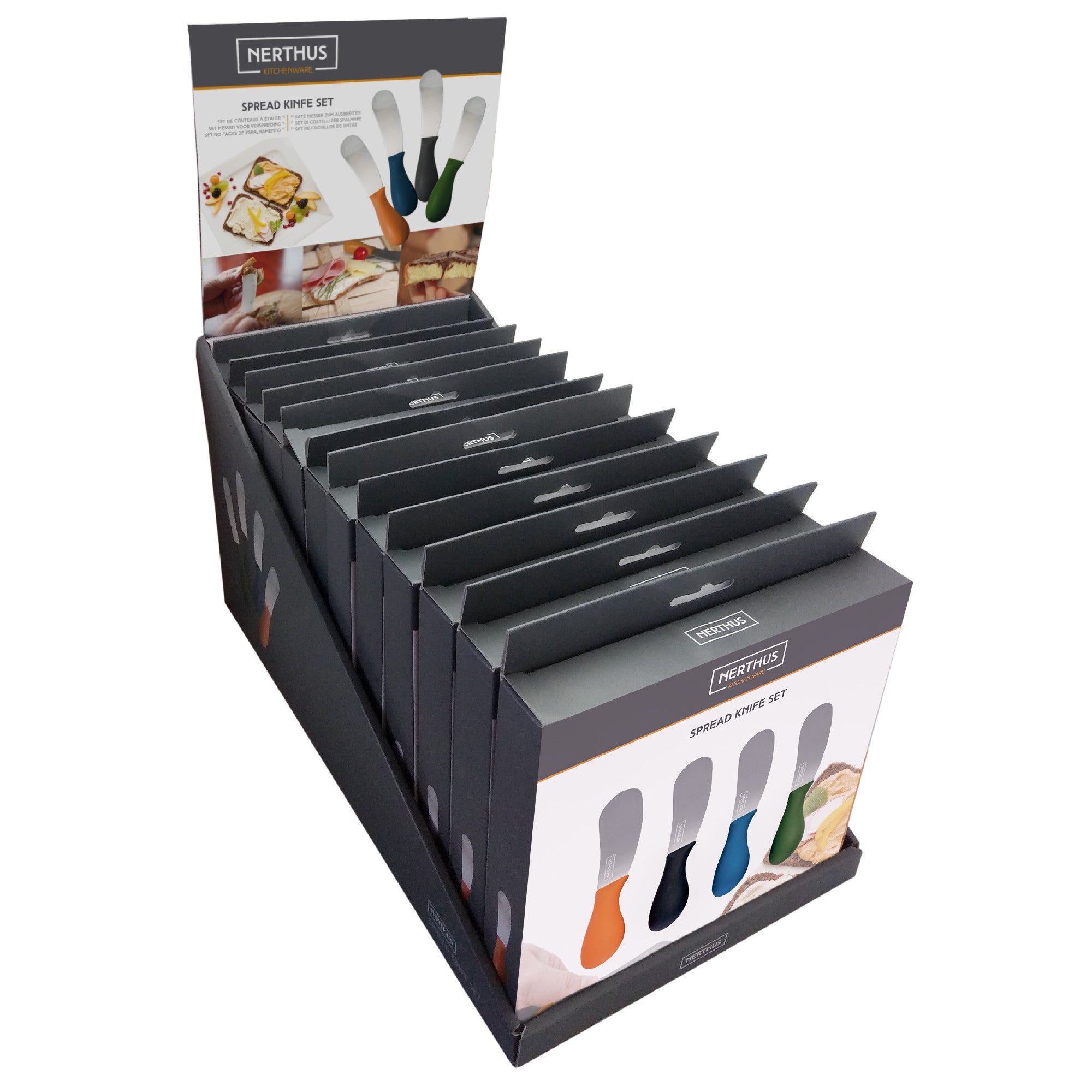 Set de cuchillos para untar colores