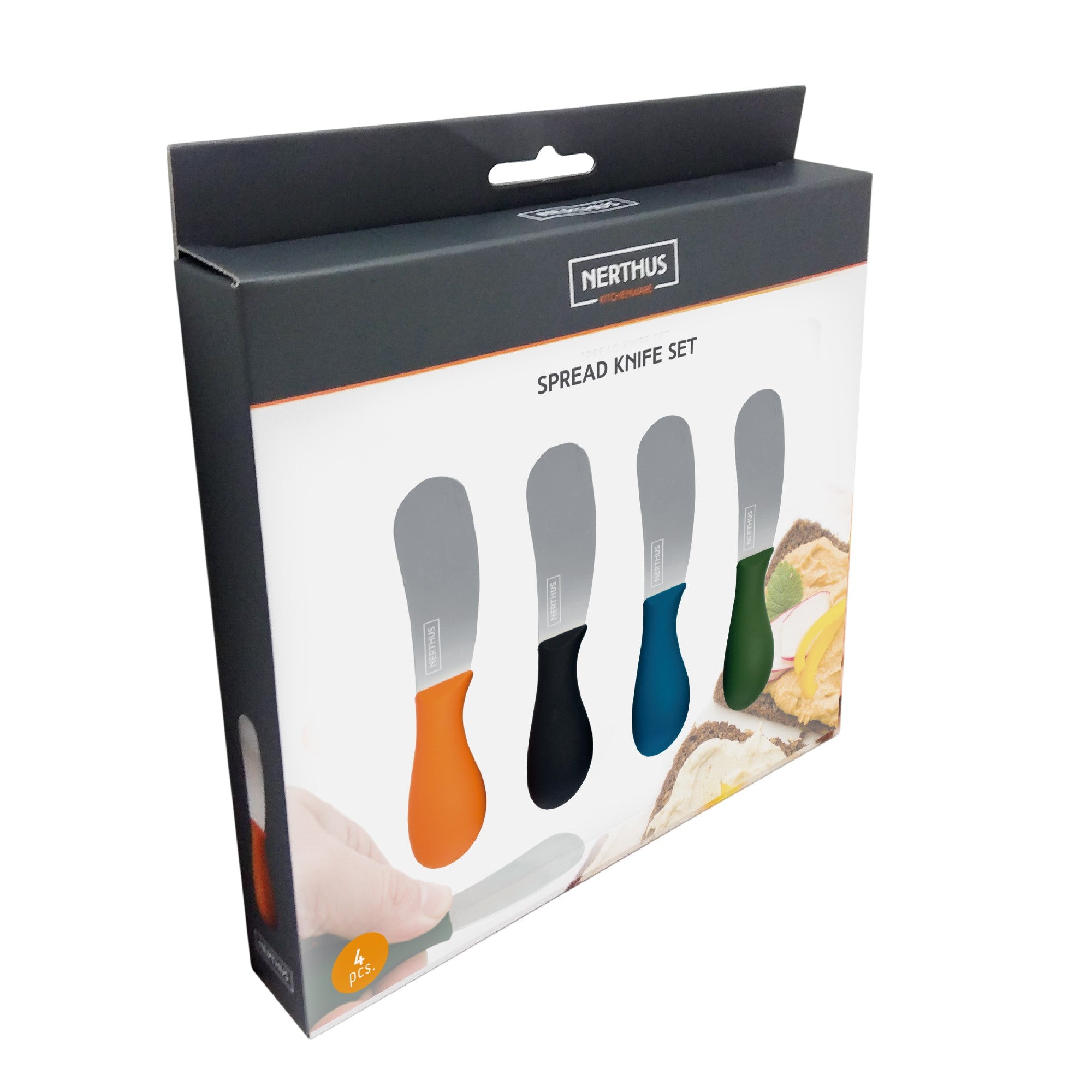 Set de cuchillos para untar colores