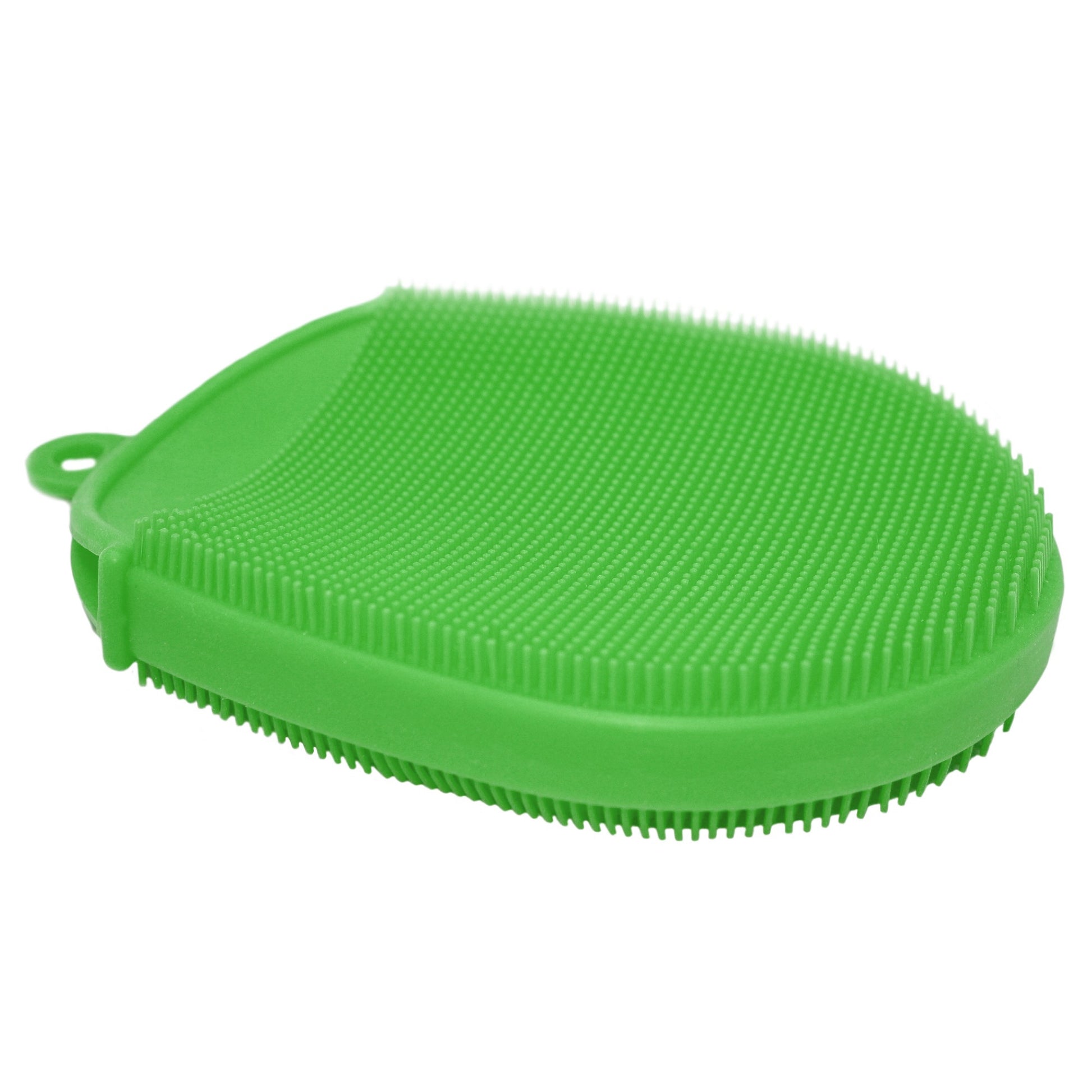 Guante estropajo de silicona doble cara multifunción