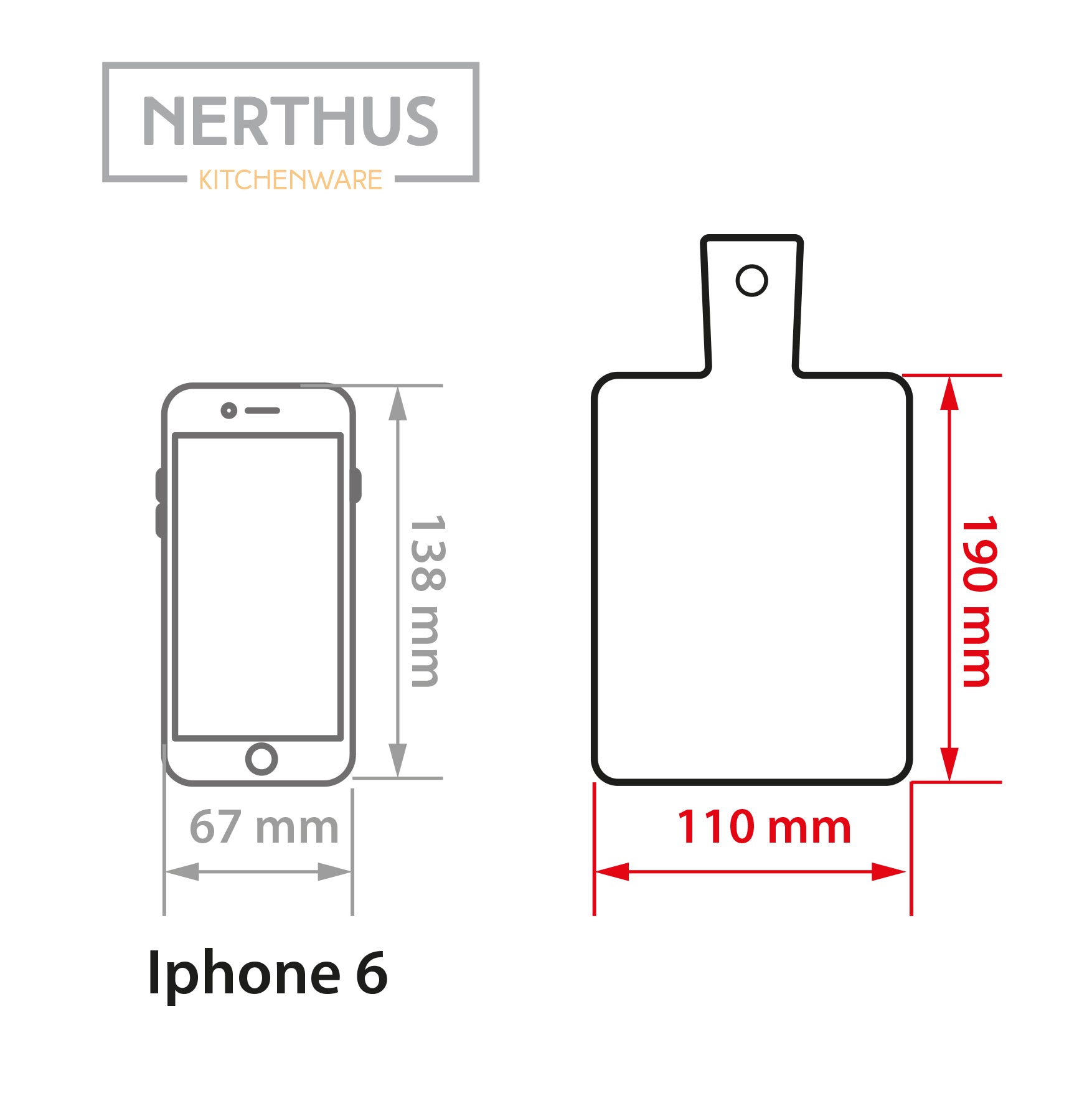 Planche en bambou avec poignée pour servir les tapas