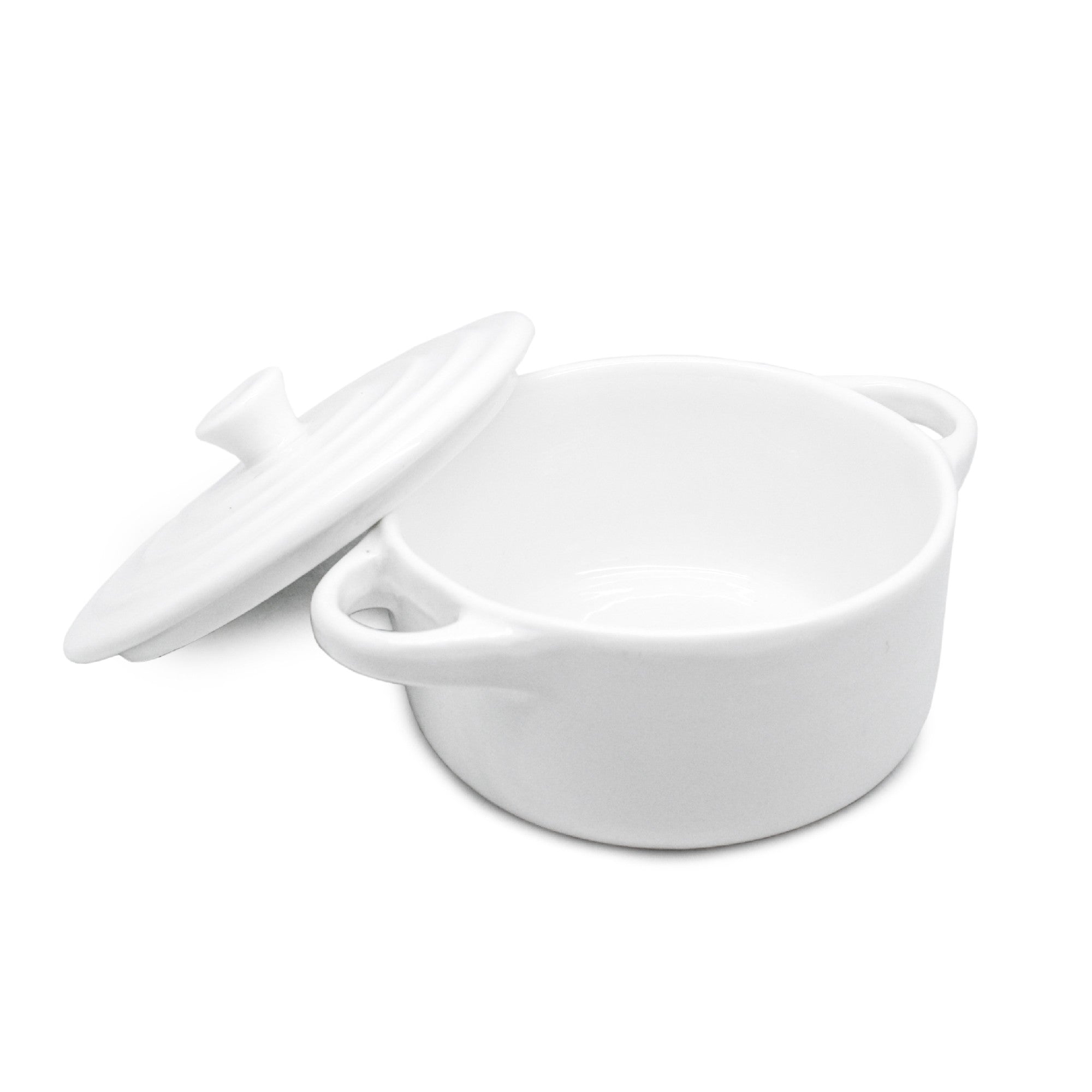 Cocotte de Porcelana para Snacks con Tapa