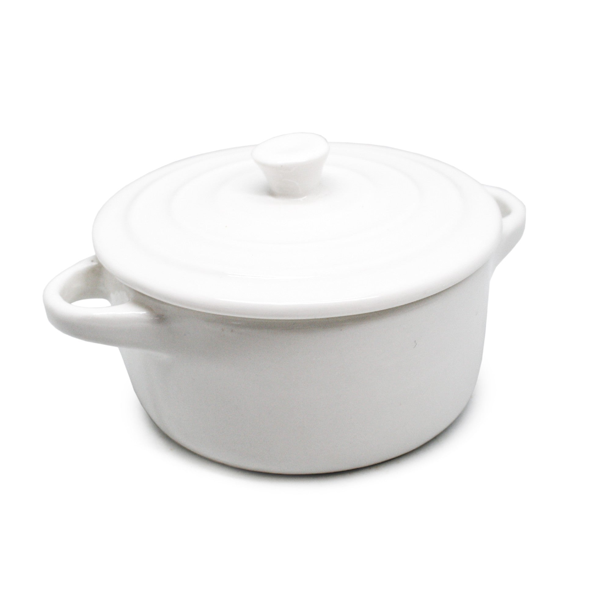 Cocotte à goûter en porcelaine avec couvercle