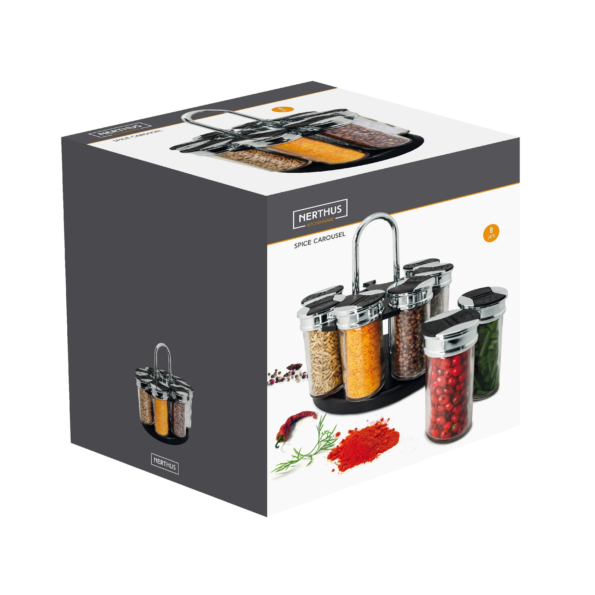 Carrusel Especiero 12 Botes,8 Botes