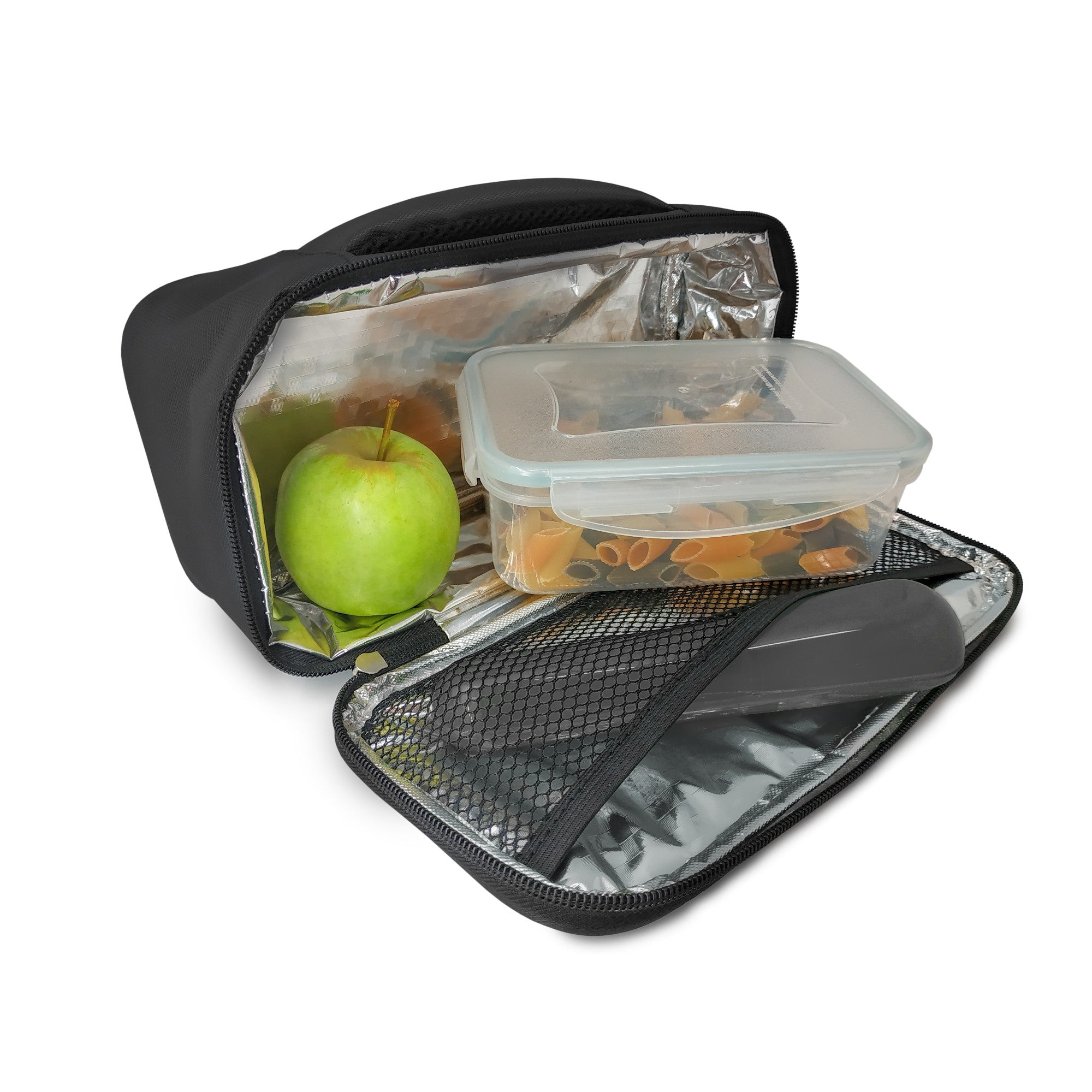 Bolsa Térmica Porta Alimentos – Modelo Simple Gris,Negro