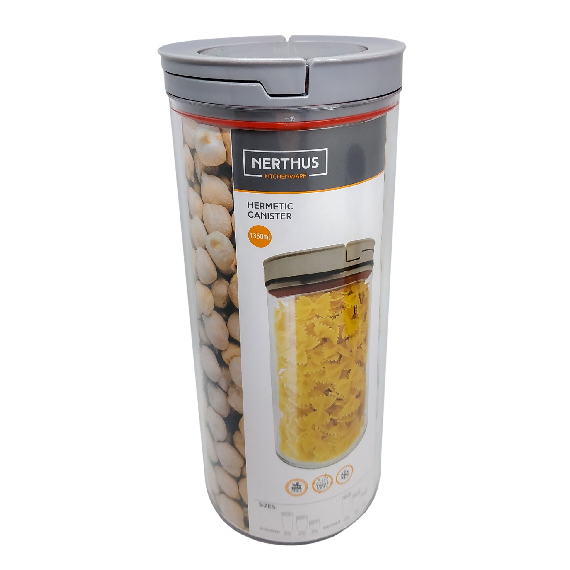 Tarro Hermético Cilíndrico para Alimentos