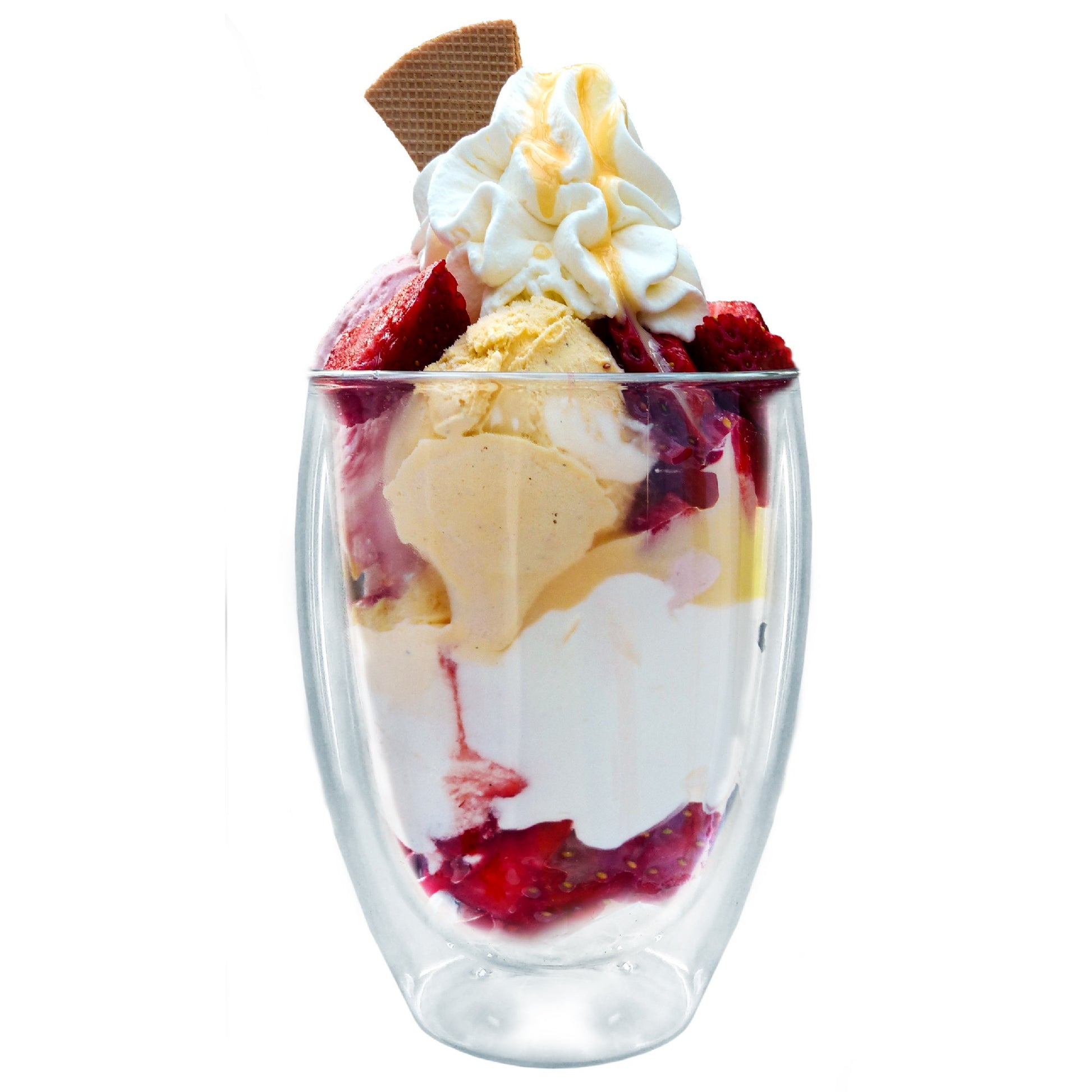 Vaso doble pared efecto flotante sin asa