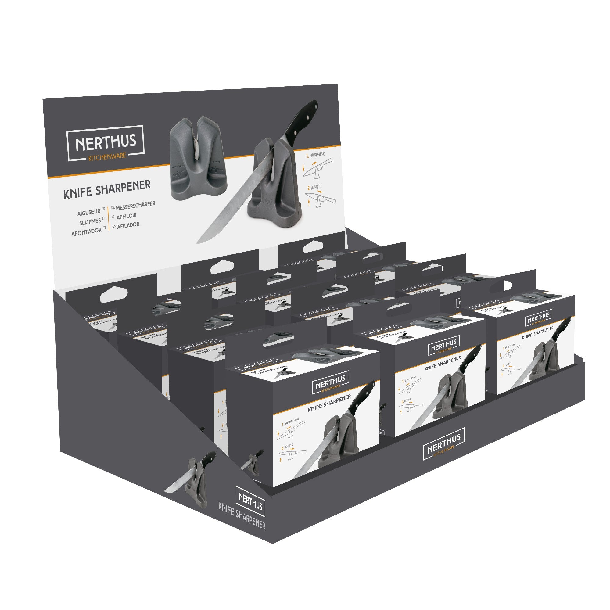 Afilador de cuchillos en V