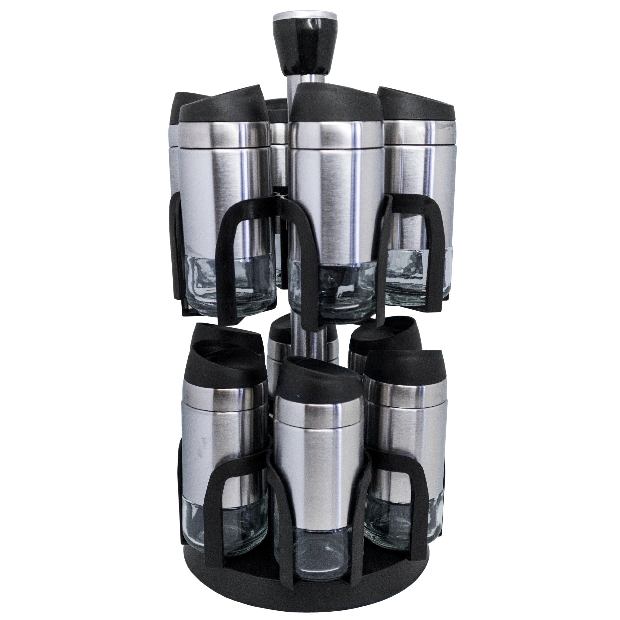 Especiero Carrusel 12 Frascos Inox