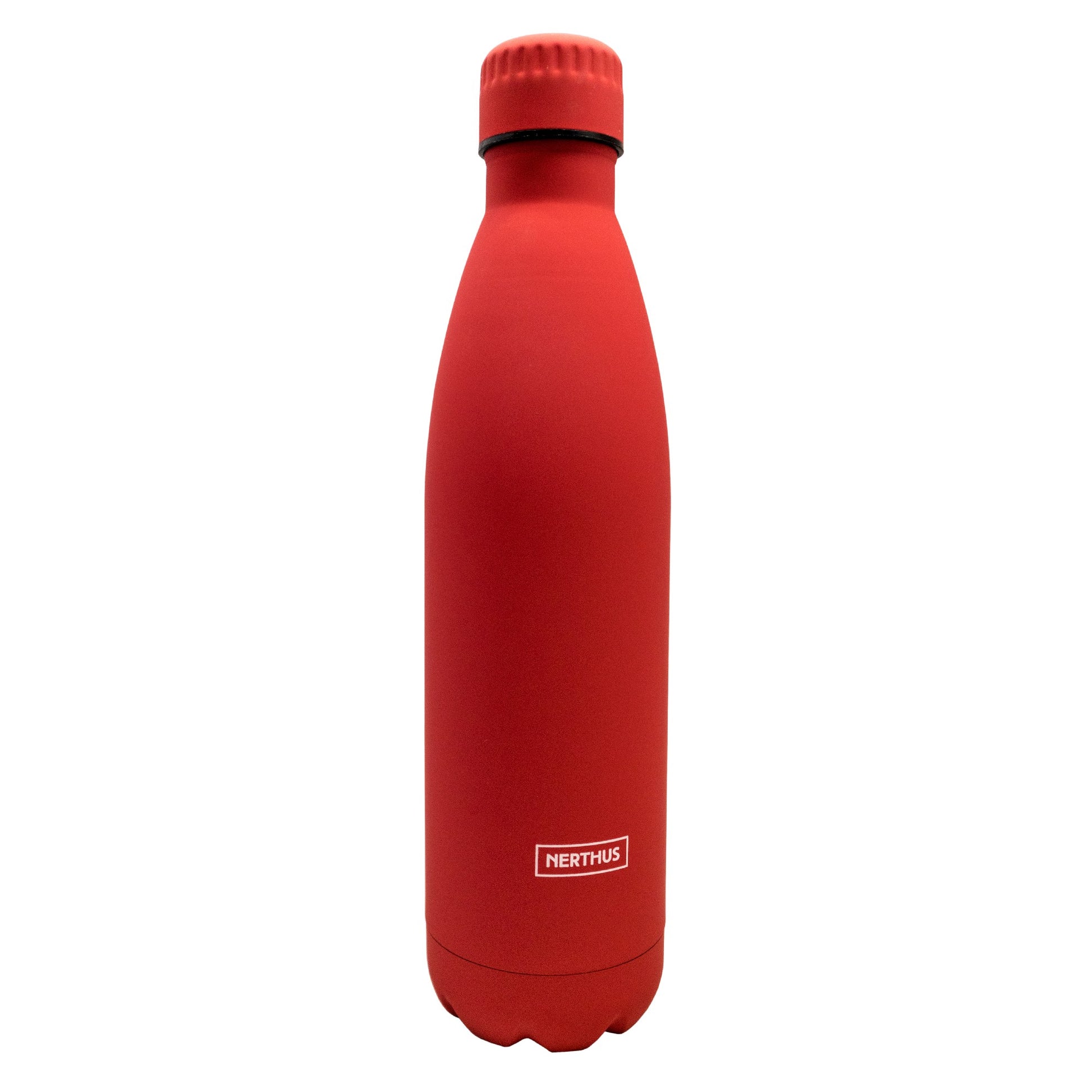 Botella Térmica Clásica de Acero Inoxidable – Doble Pared 500 ml / Rojo