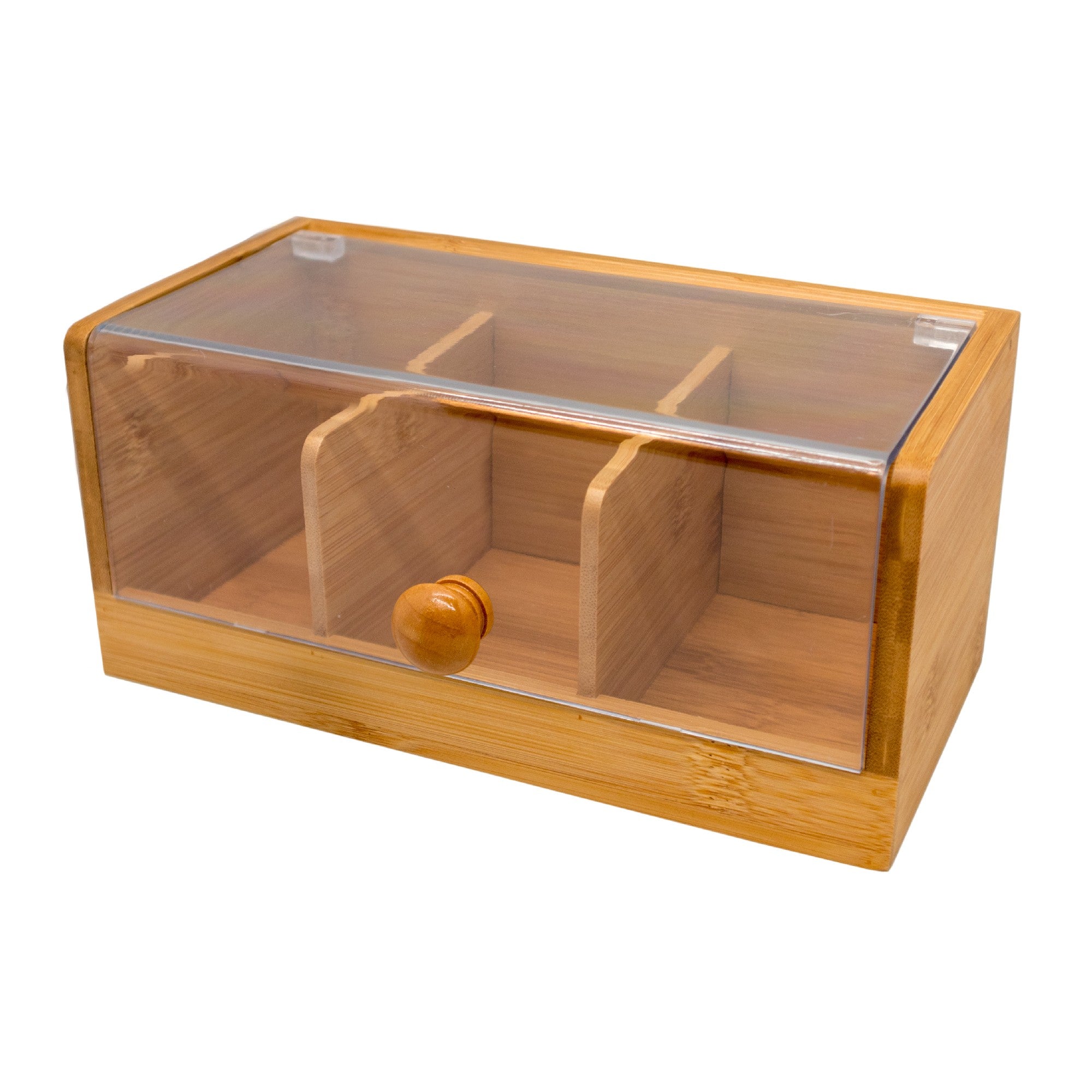 Caja Organizadora de Bolsitas de Té 3 Departamentos,6 Departamentos