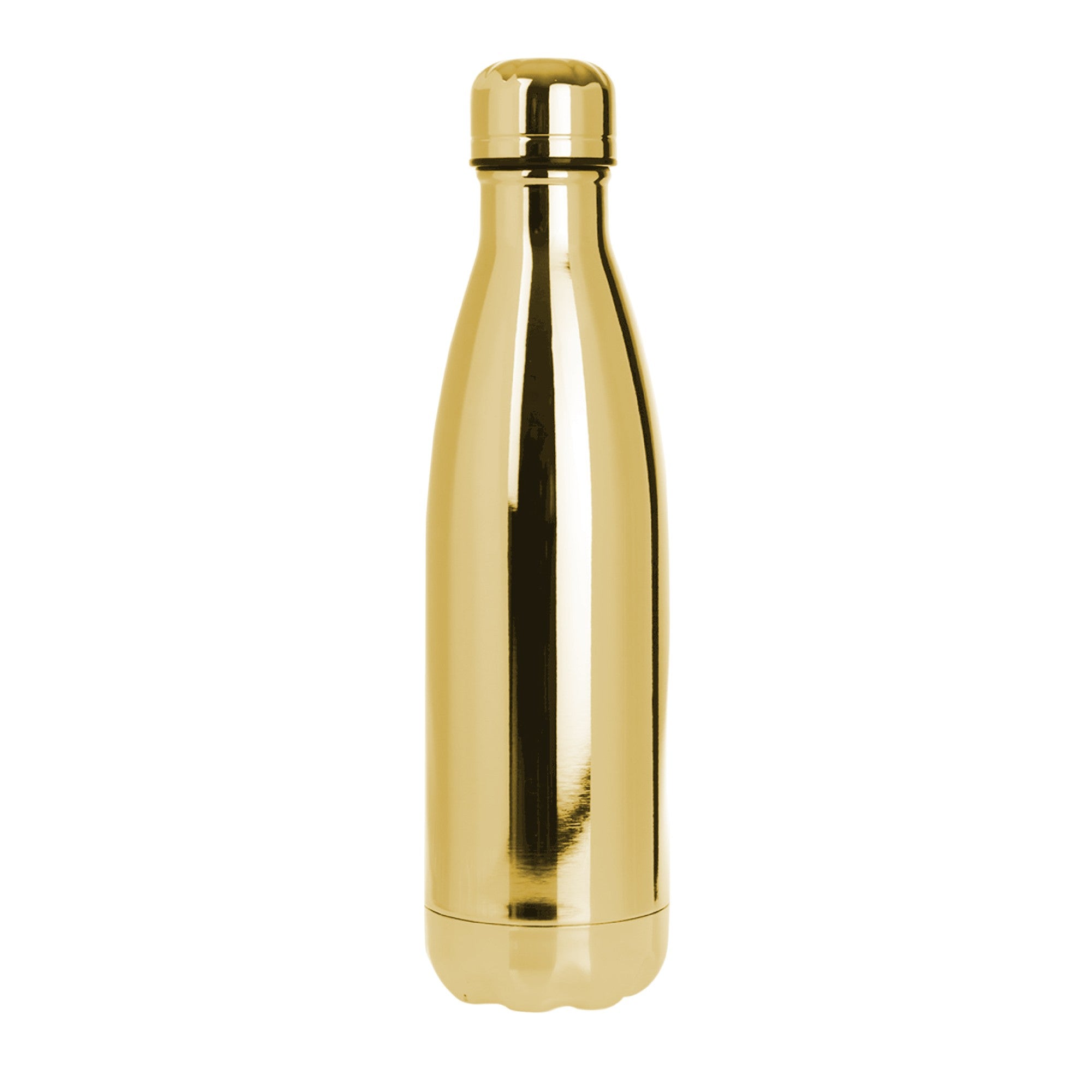 Botella Térmica Clásica de Acero Inoxidable – Doble Pared 500 ml / Oro