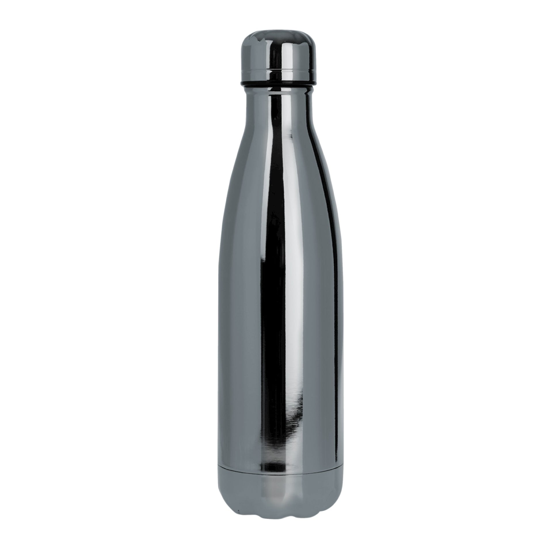 Botella Térmica Clásica de Acero Inoxidable – Doble Pared 500 ml / Titanio