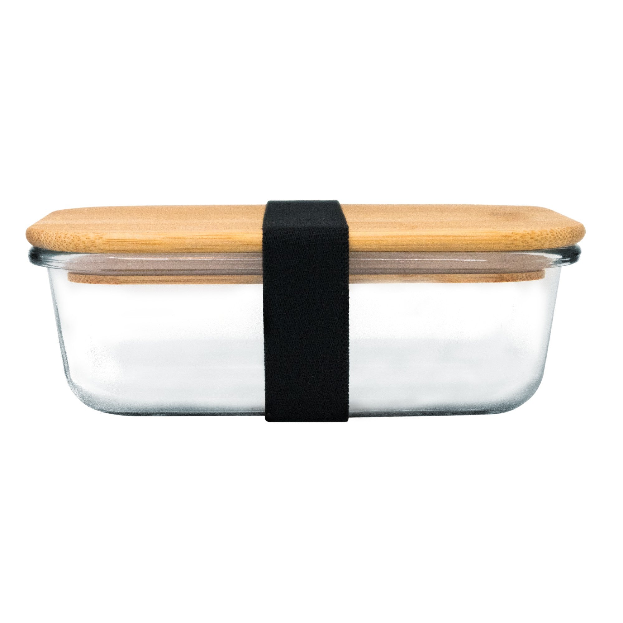 Recipiente Hermético de Cristal con Tapa de Bambú 1000 ml,1500 ml