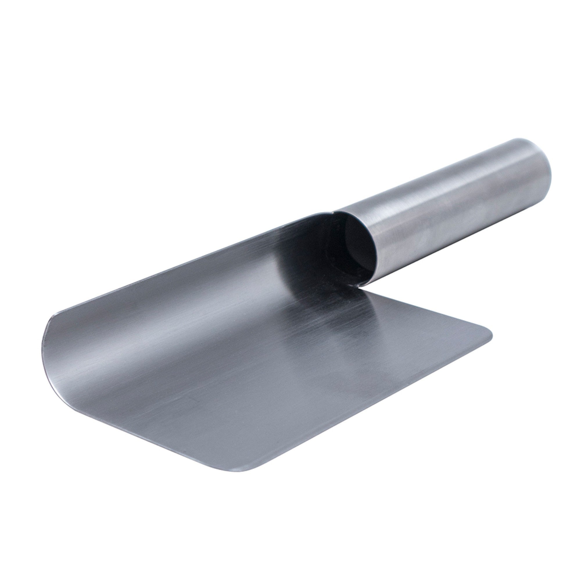 Recogemigas de acero inoxidable con mango ergonómico