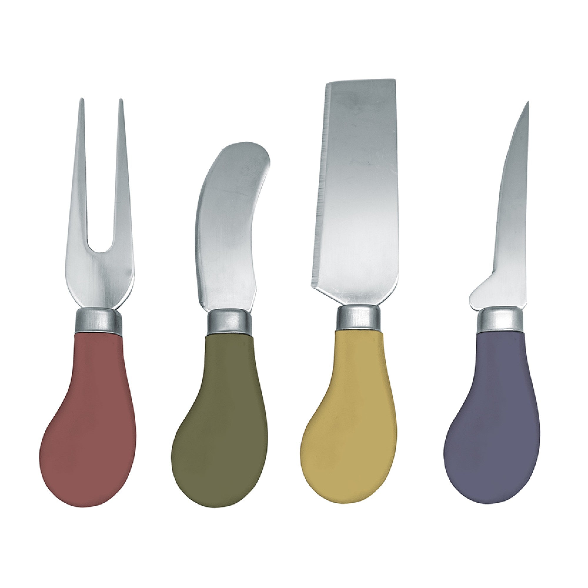 Set de cuchillos para queso colores mate