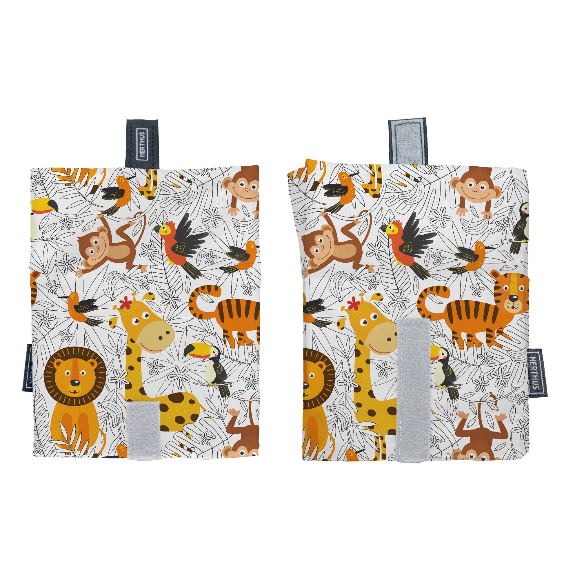 Bolsa Reutilizable para Sándwich Plegable Infantil Leones,Unicornios,Dinosaurios,Espacio