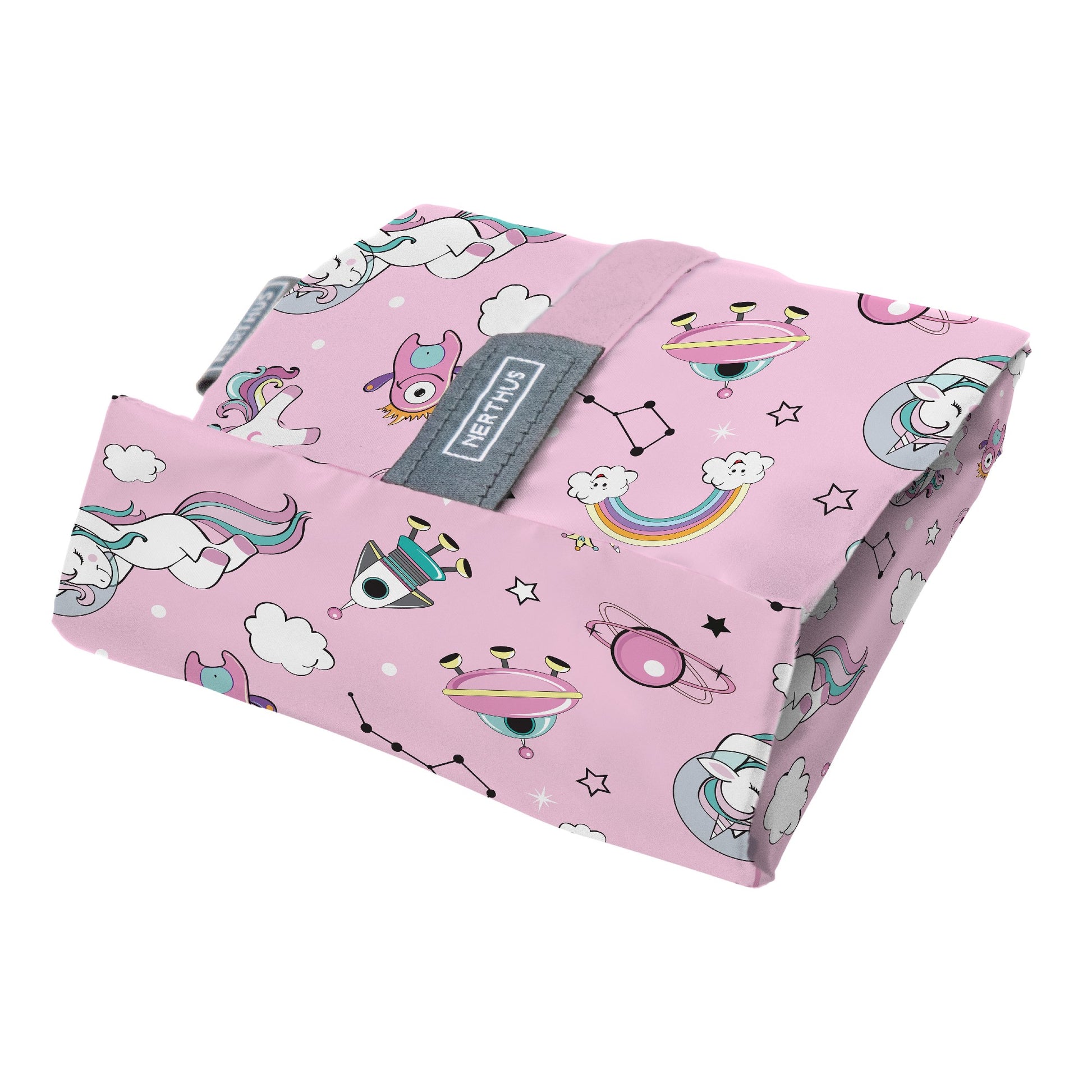 Bolsa Reutilizable para Sándwich Plegable Infantil Unicornios