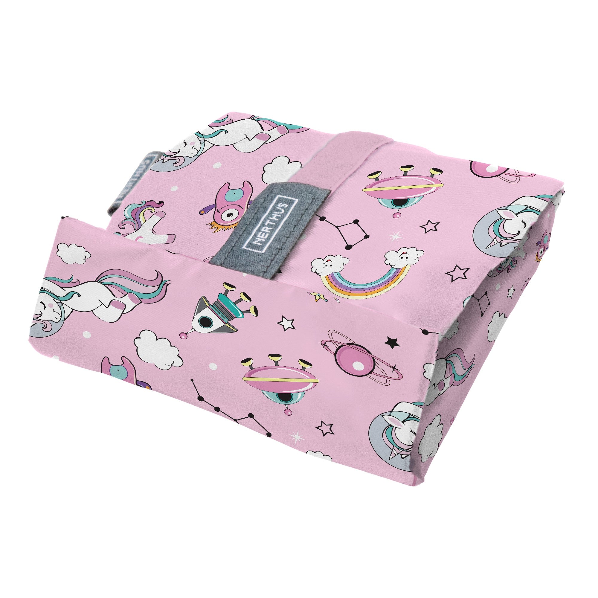 Bolsa Reutilizable para Sándwich Plegable Infantil Unicornios