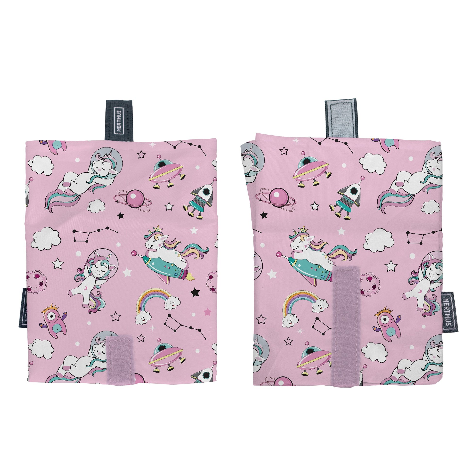 Bolsa Reutilizable para Sándwich Plegable Infantil Leones,Unicornios,Dinosaurios,Espacio