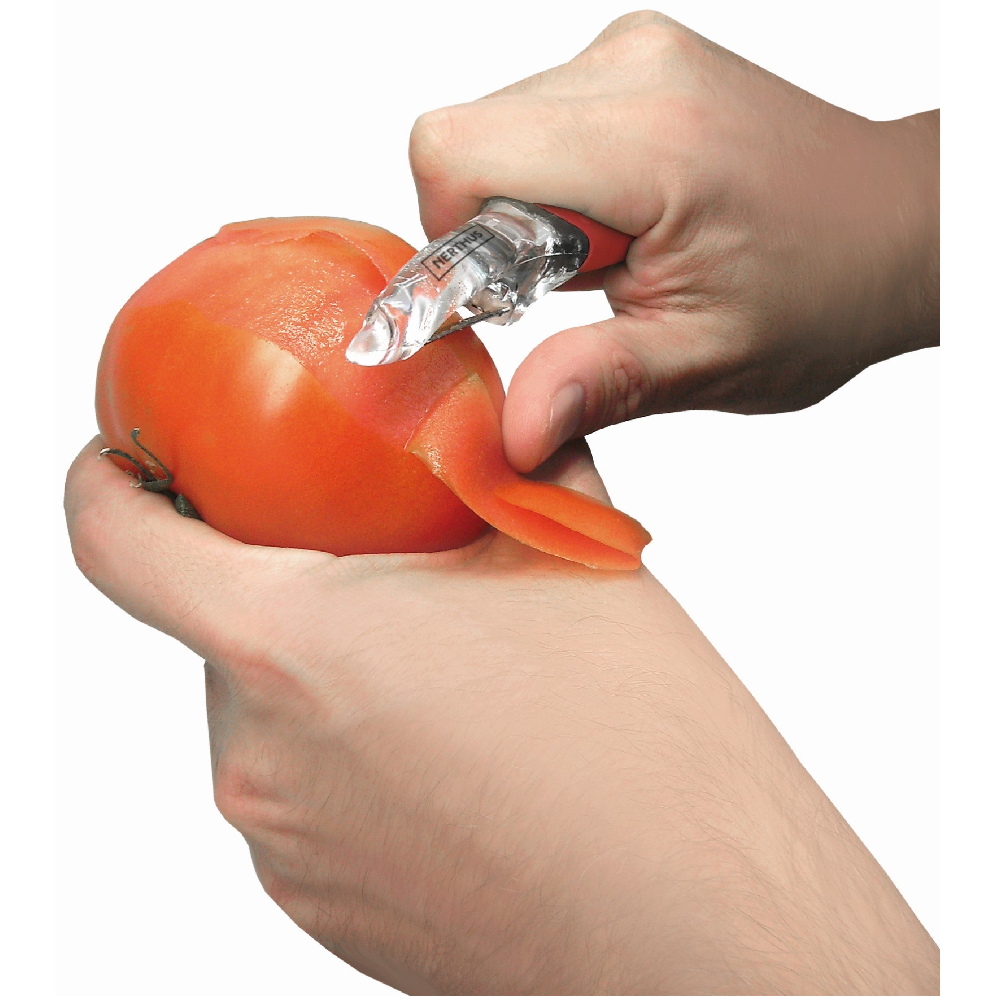 Set de peladores de acero inoxidable con mango ergonómico