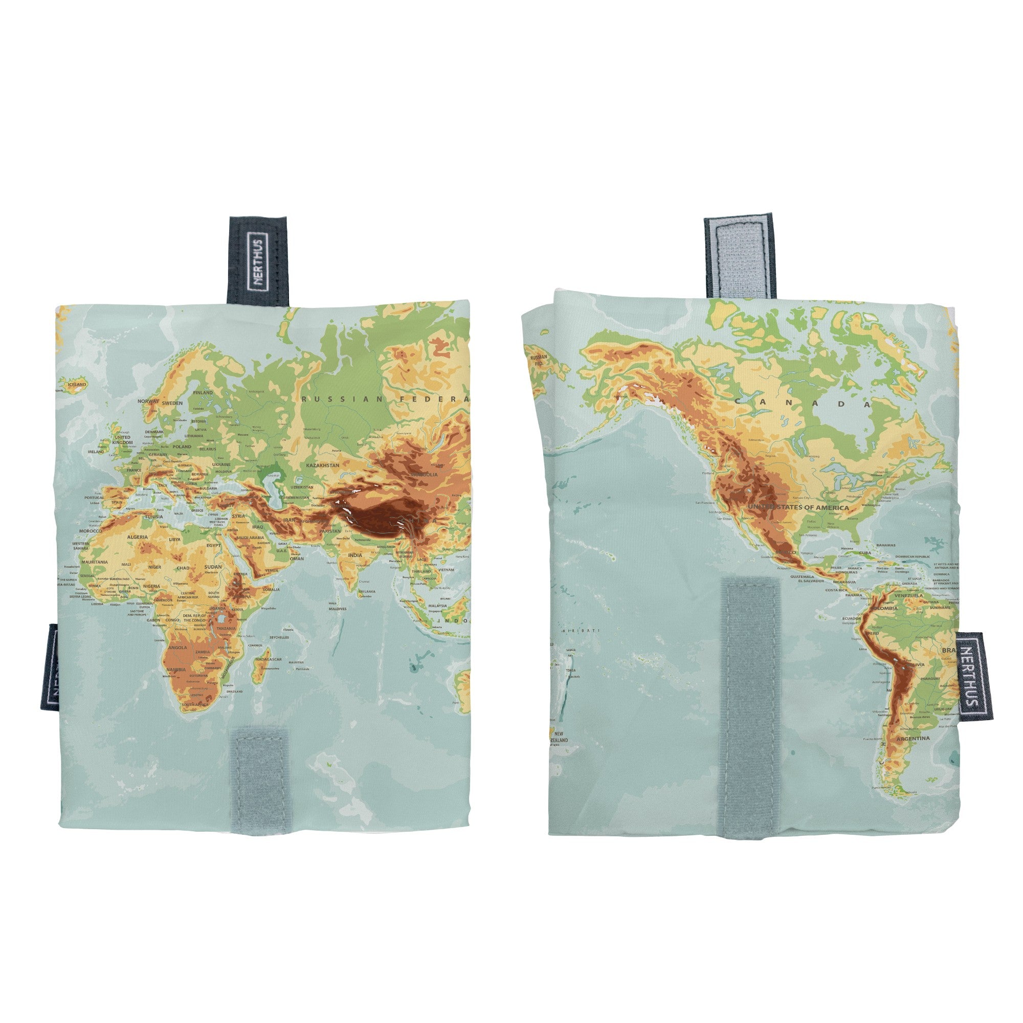 Bolsa Reutilizable para Sándwich Plegable Mapa Mundi