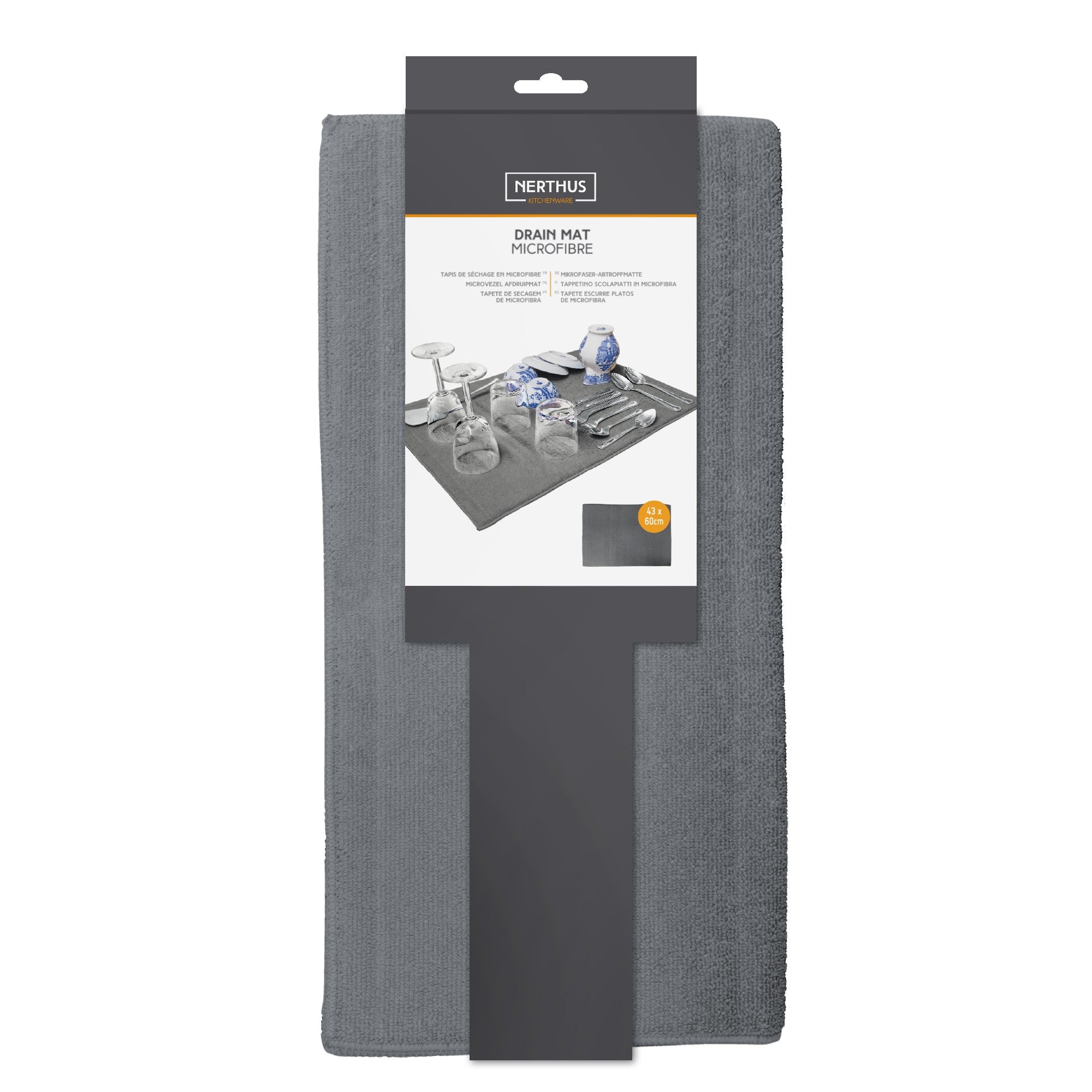 Tapete escurreplatos de secado rápido 43×60 cm