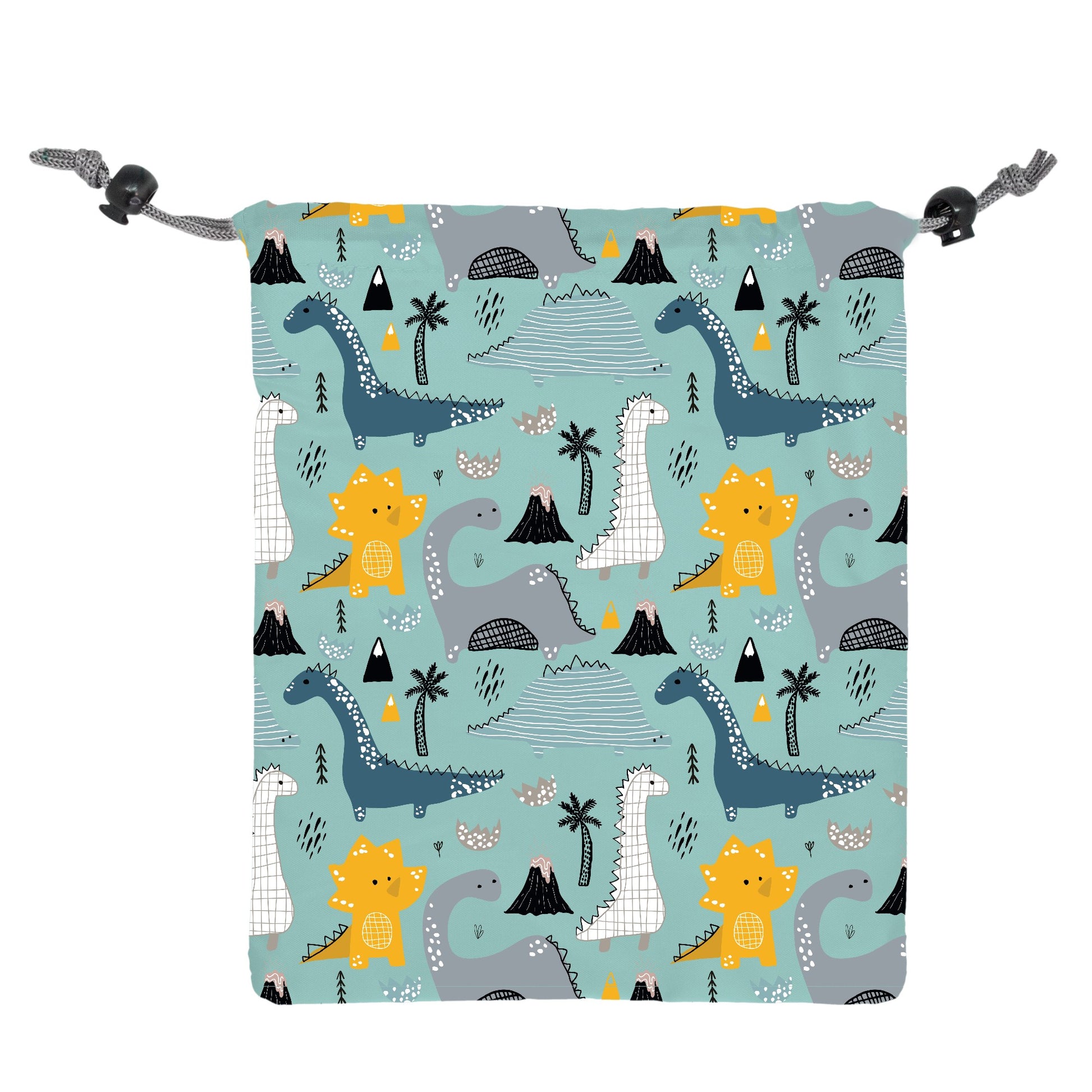 Bolsa de Almuerzo Infantil con Cierre de Cordón Dinosaurios
