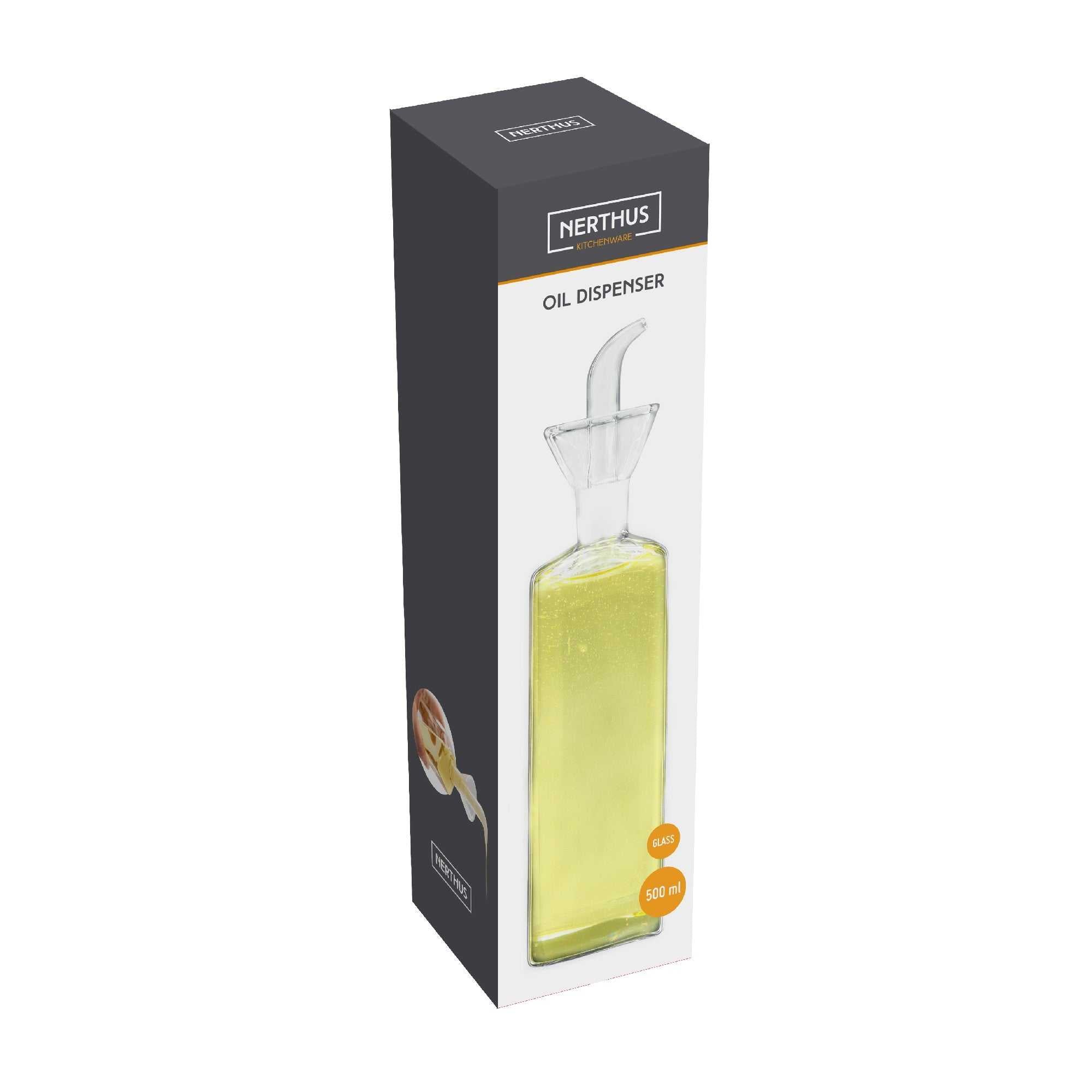 Aceitera de Cristal Antigoteo 125 ml,500 ml