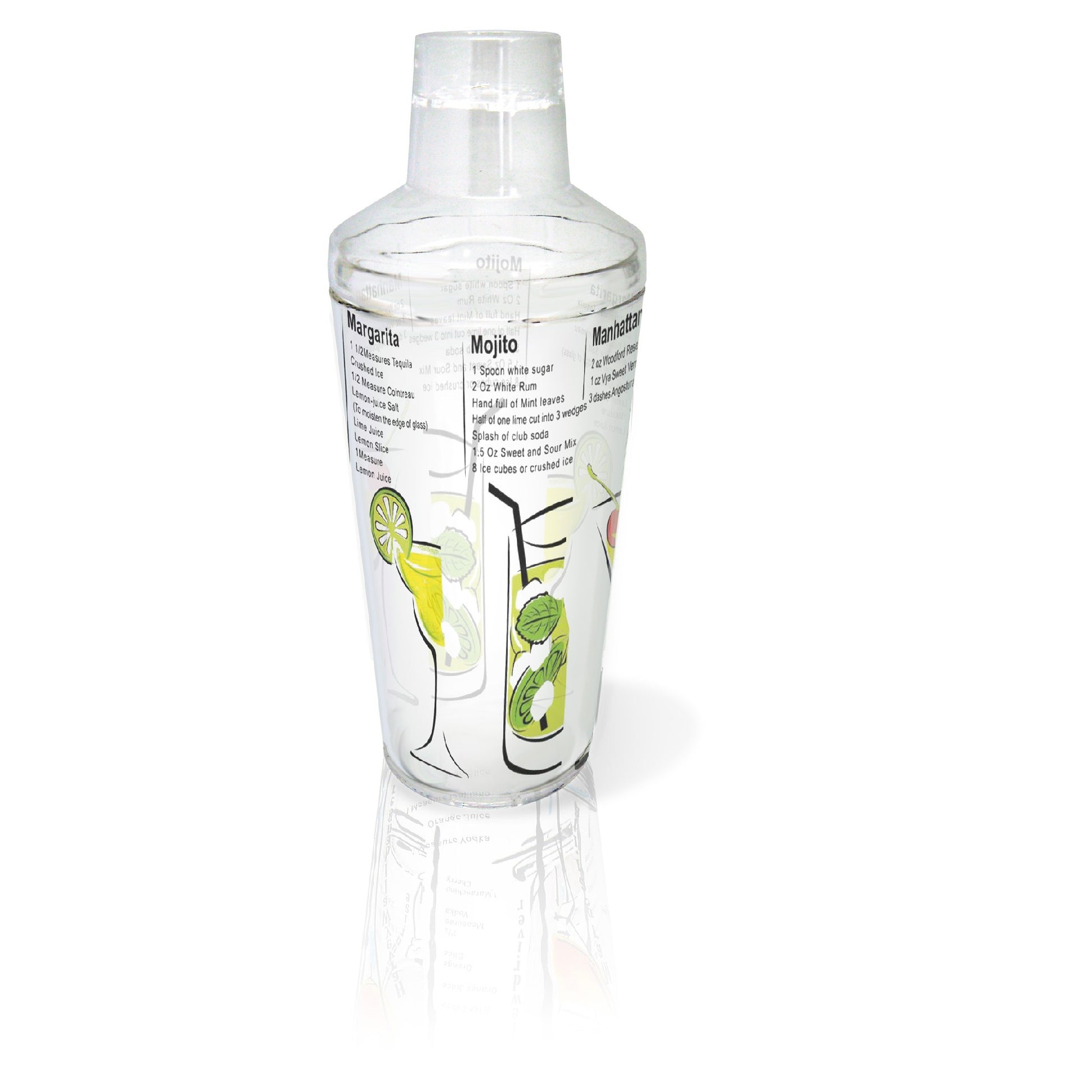 Set de cóctel con coctelera y accesorios ABS