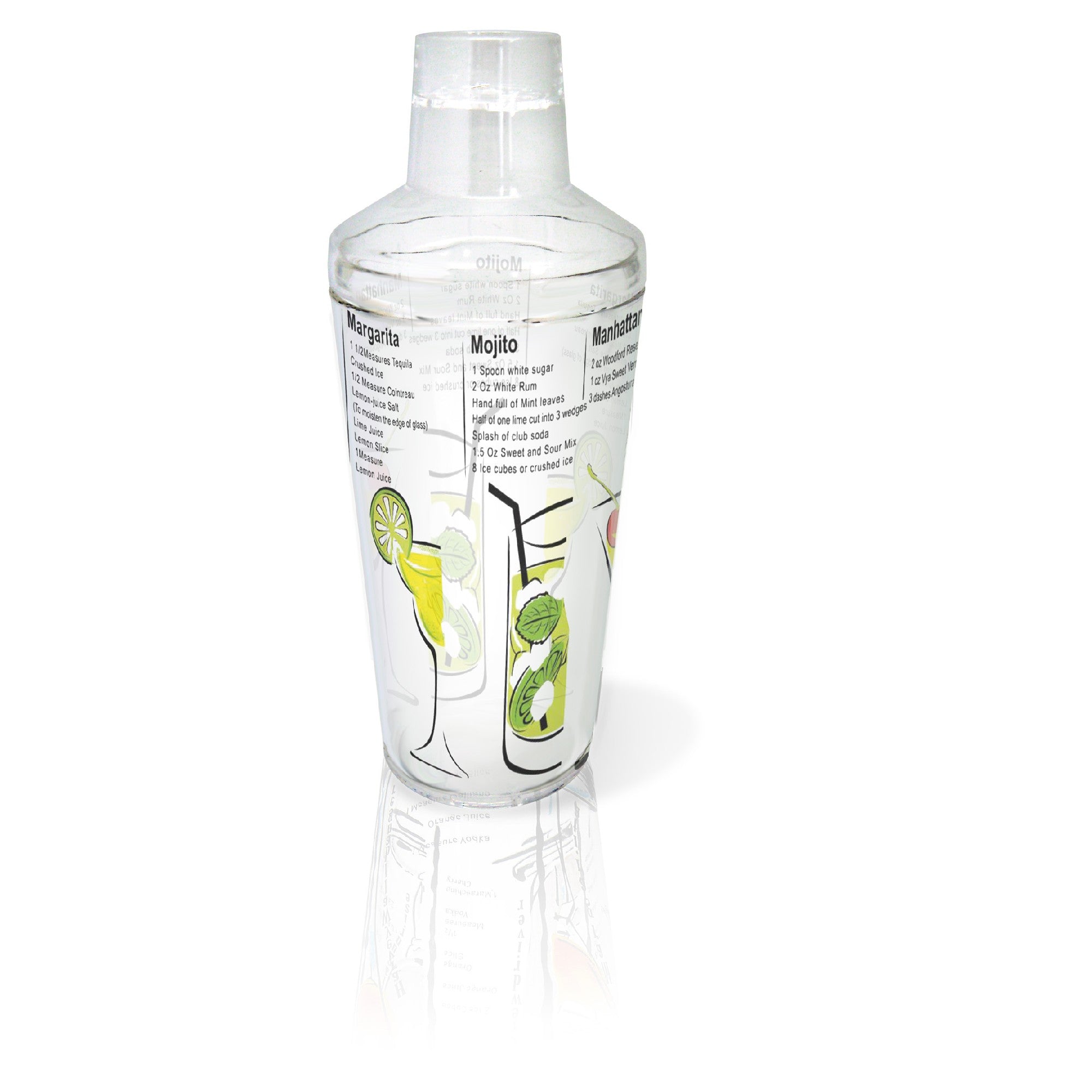 Set de cóctel con coctelera y accesorios ABS