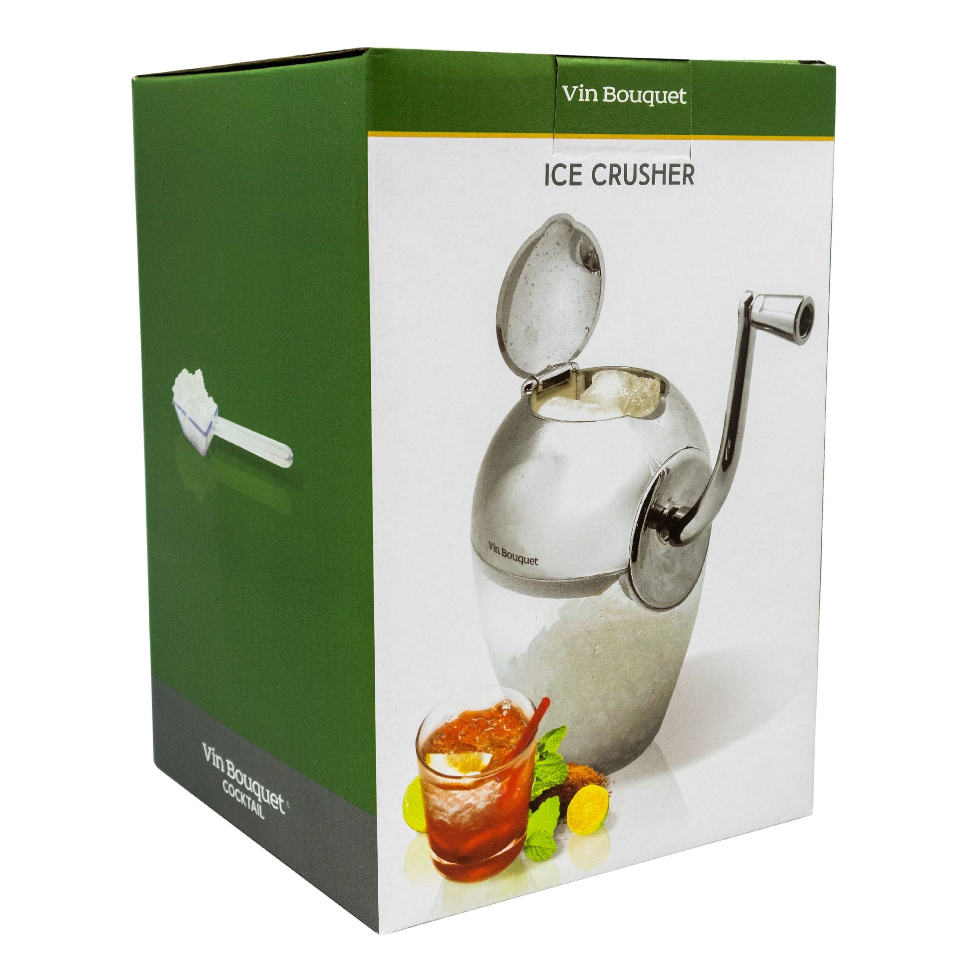 Picadora de hielo manual para cócteles y bebidas