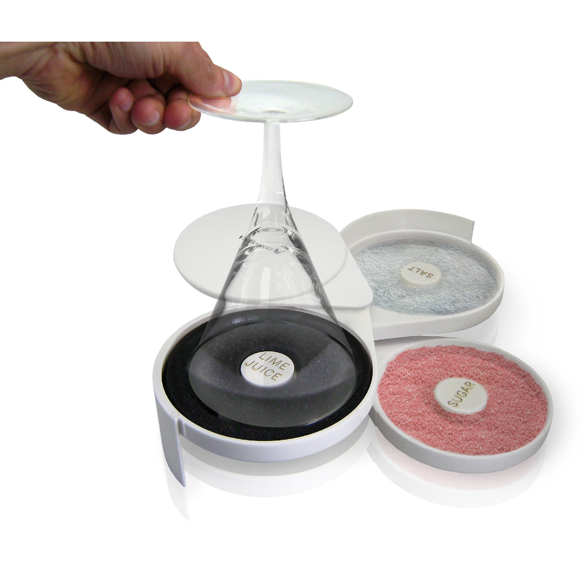 Bandeja ribeteadora de copas 3 niveles