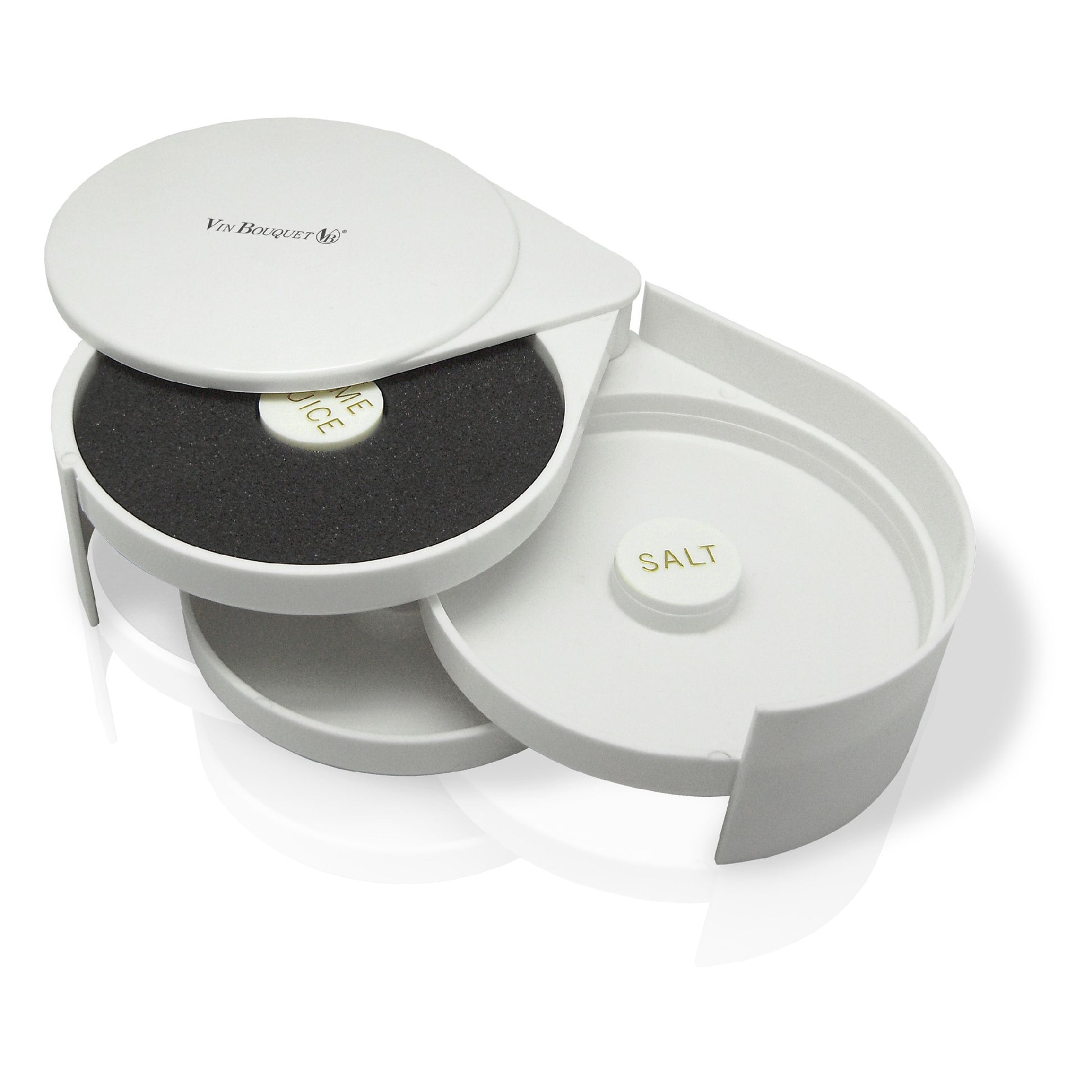 Bandeja ribeteadora de copas 3 niveles