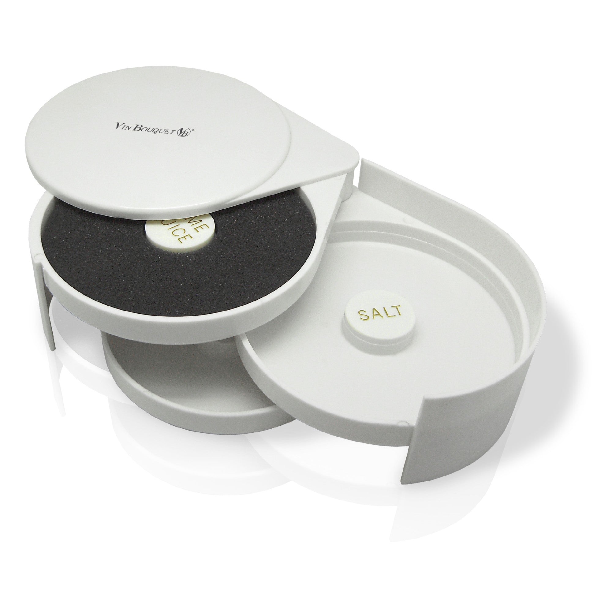 Bandeja ribeteadora de copas 3 niveles