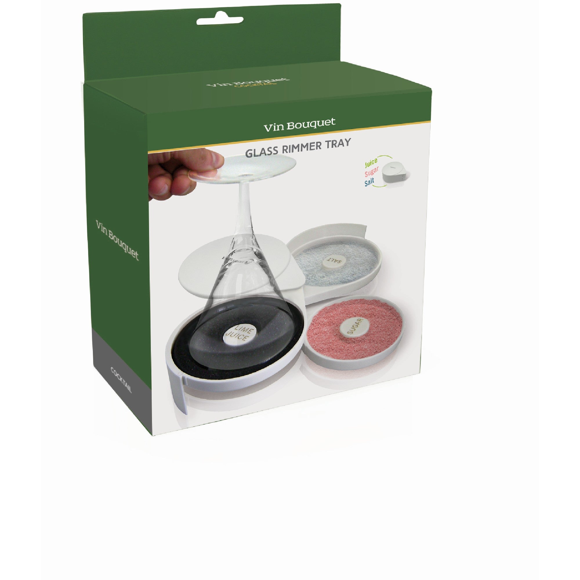 Bandeja ribeteadora de copas 3 niveles