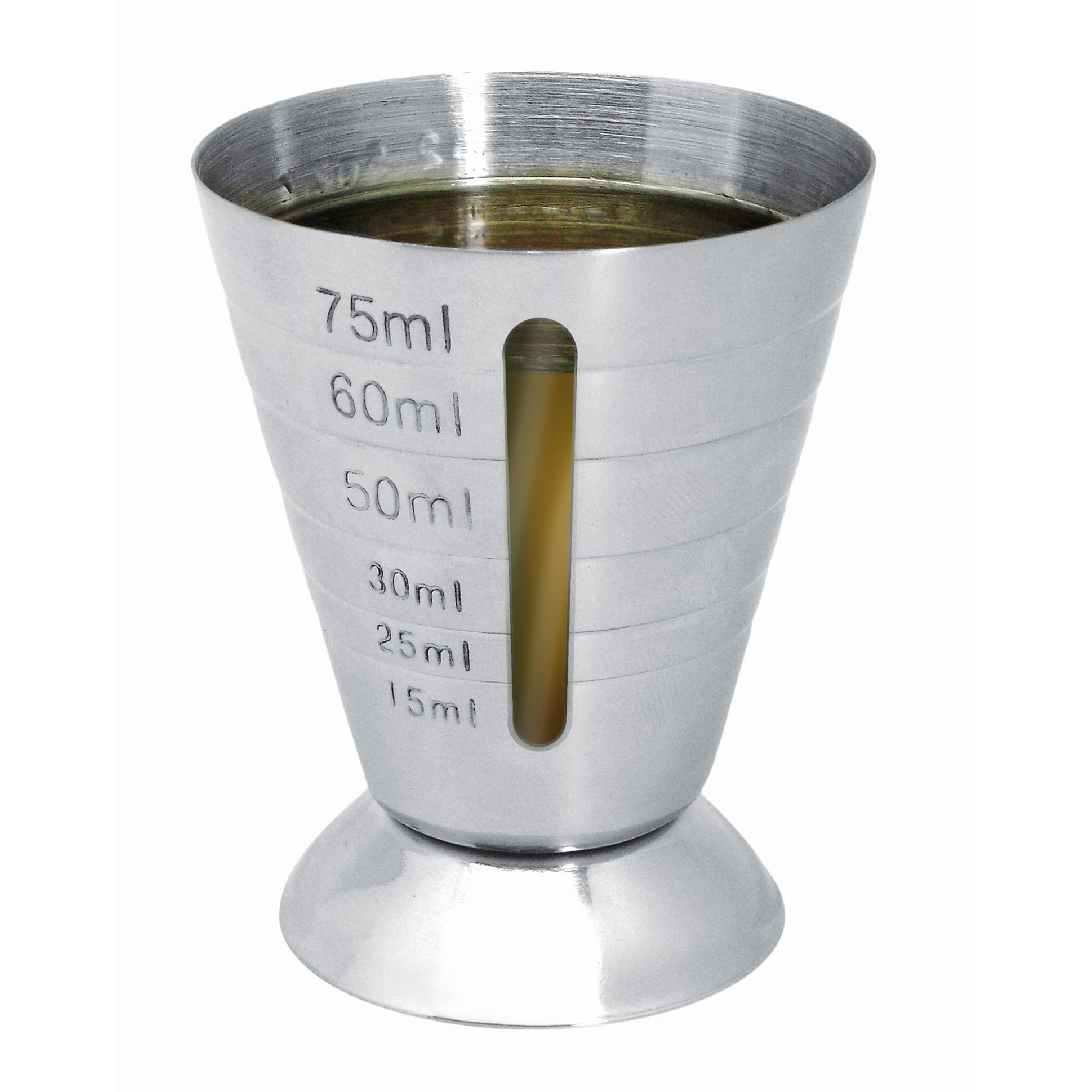 Vasito Medidor Top Cocktail 75/15 ml Inox