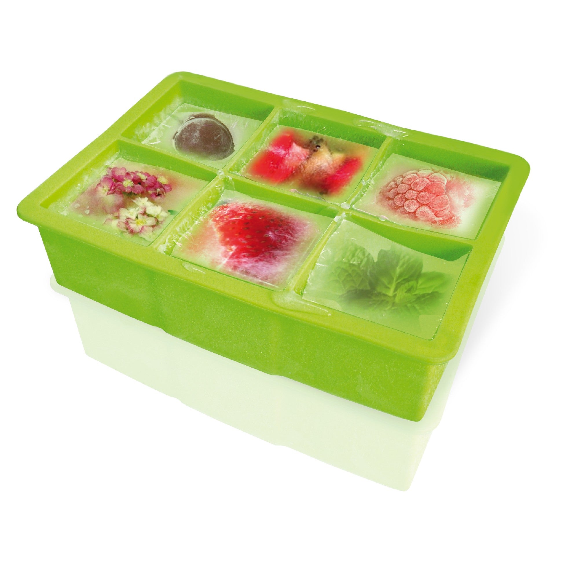 Molde Cubos de Hielo XL – Hielos que roban miradas 4.5 x 4.5 cm - 6 cubos