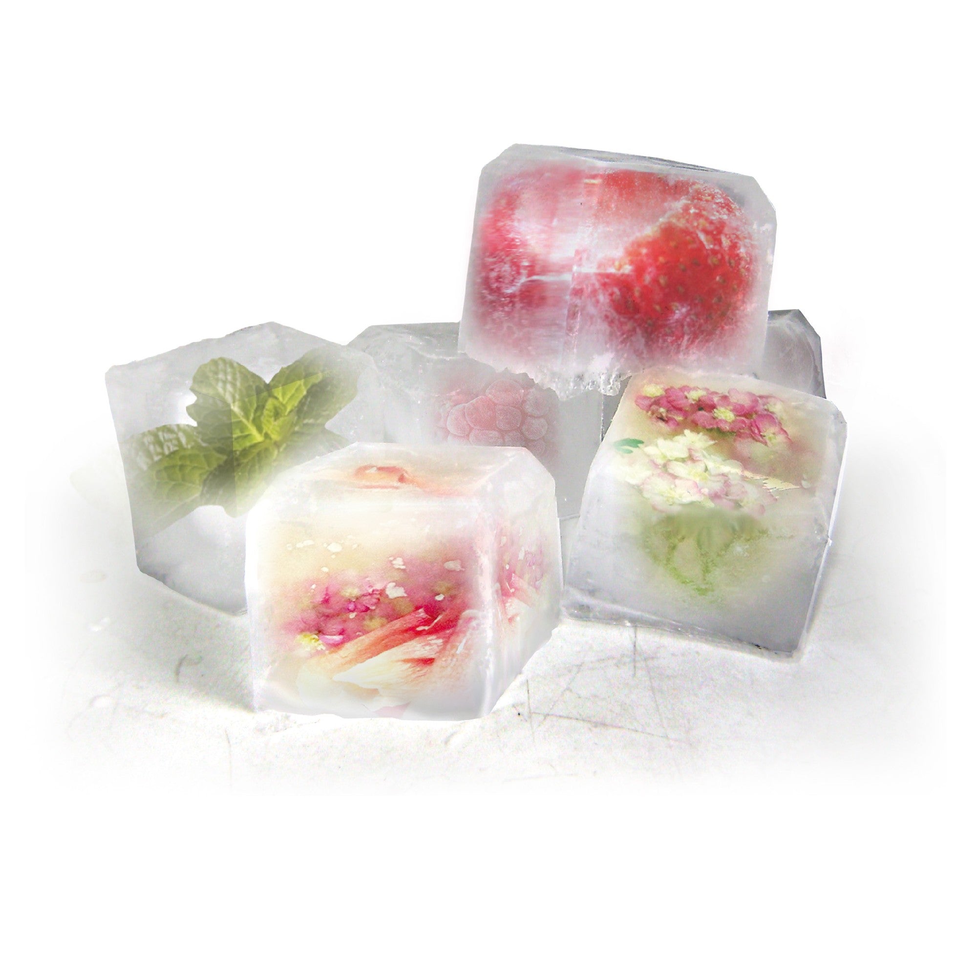 Molde Cubos de Hielo XL – Hielos que roban miradas 4.5 x 4.5 cm - 6 cubos,5 x 5 cm - 8 cubos