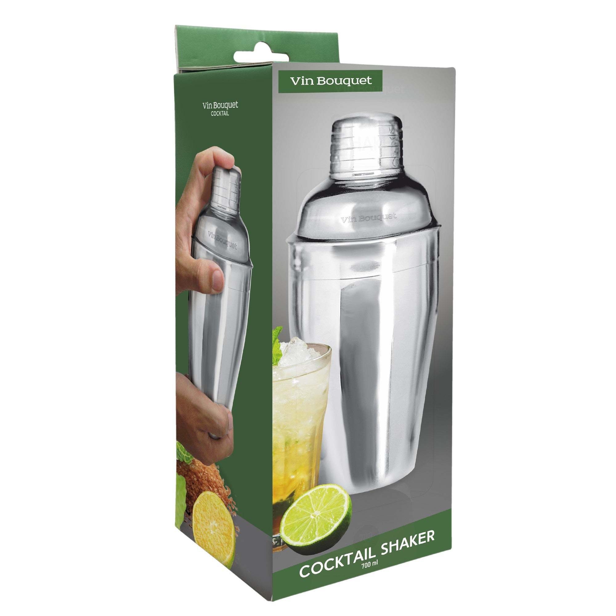 Coctelera de Acero Inoxidable 700 ml