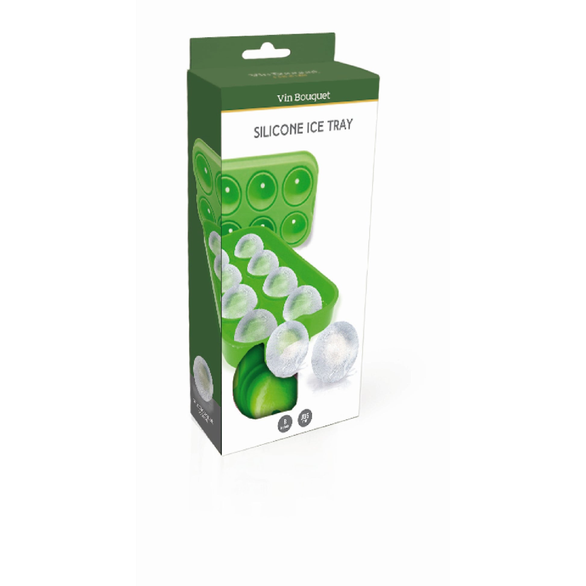 Molde de Hielo Redondo – Hielazos perfectos para tu gin-tonic 35 mm - 8 Bolas,50 mm - 2 Bolas,55 mm - 4 Bolas,70 mm - 4 Bolas