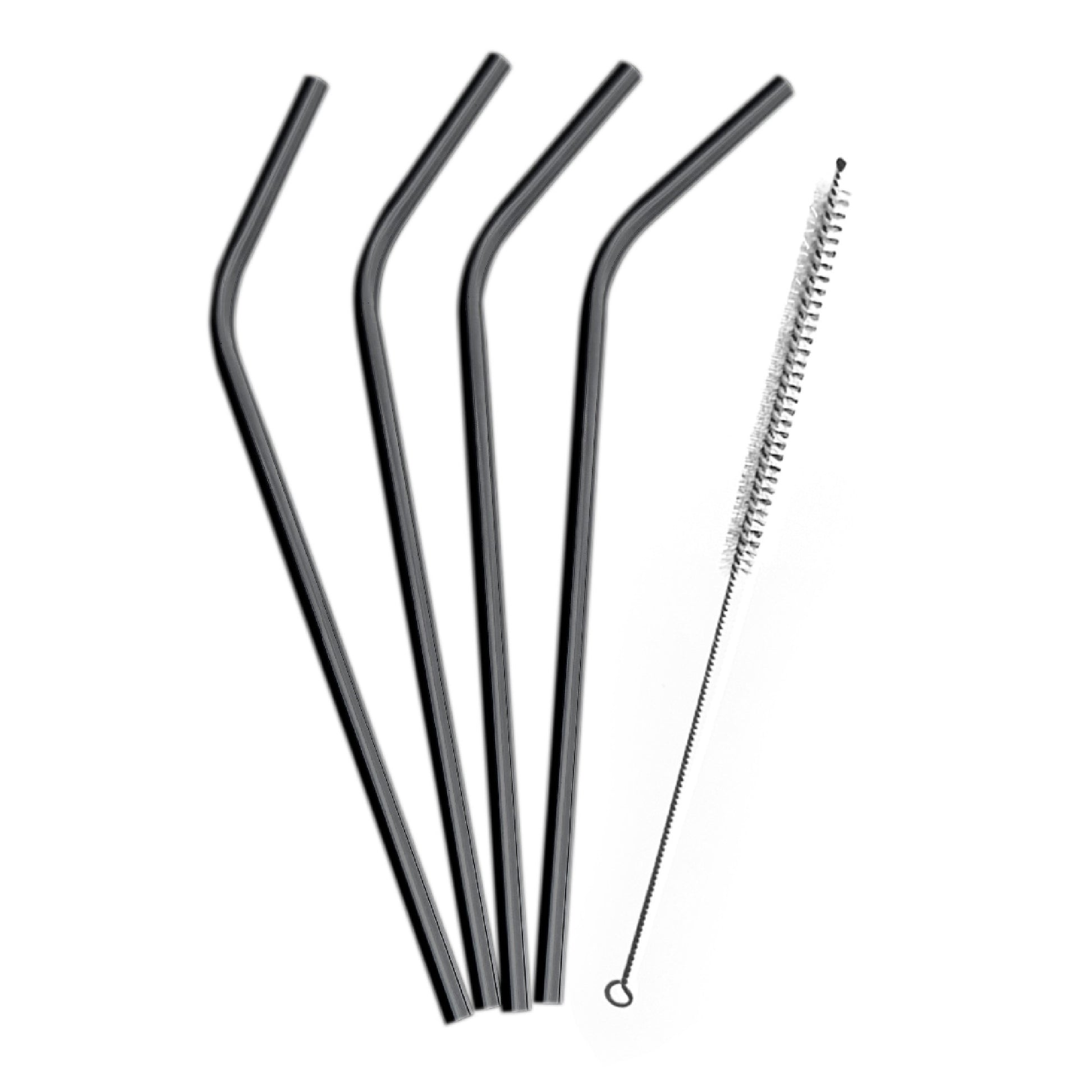 Pajitas de Acero Inoxidable Negras