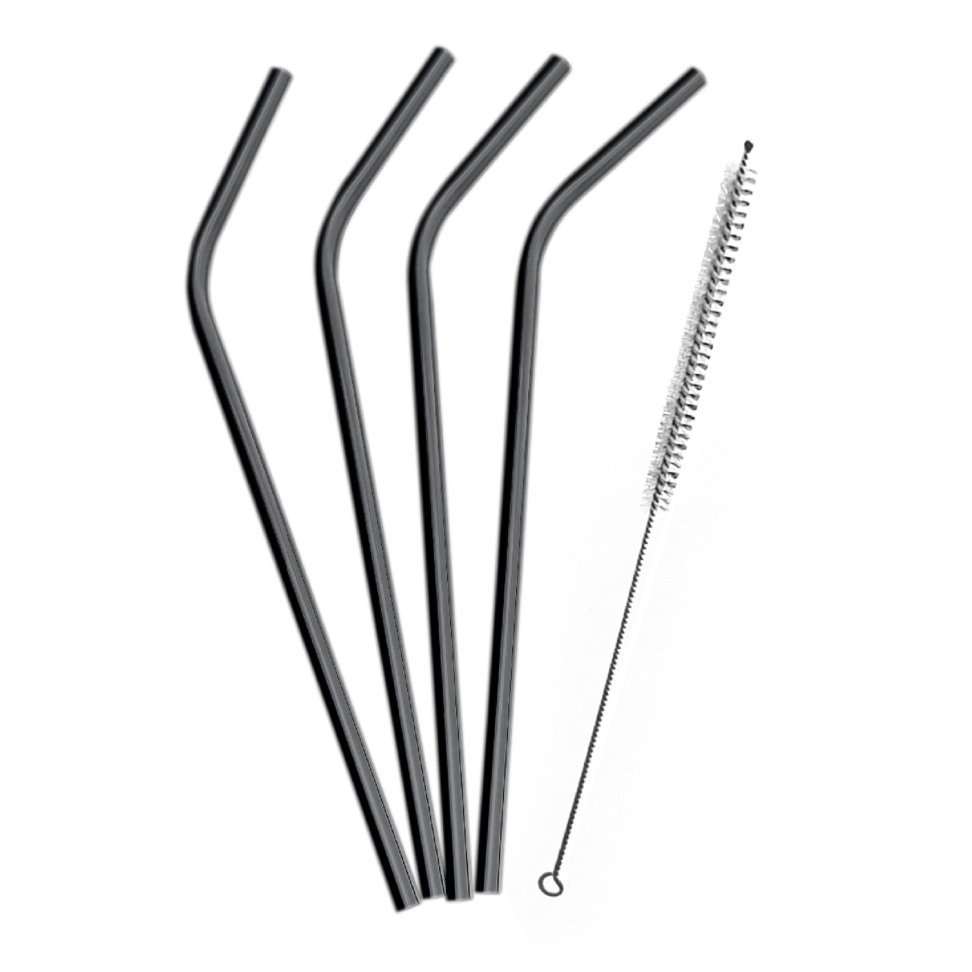 Pajitas de Acero Inoxidable Negras